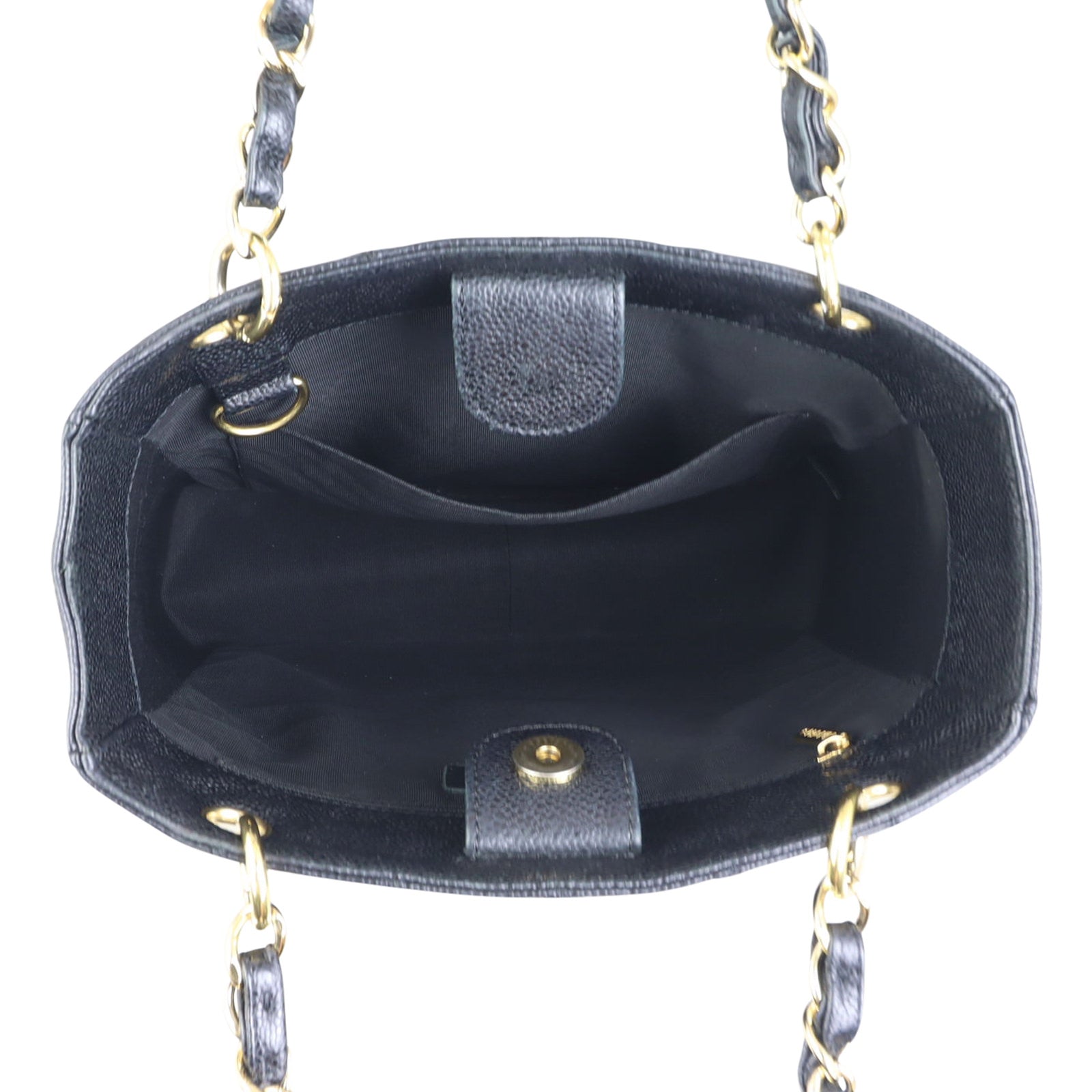 Chanel Petite Shopping Tote | Gold Hardware