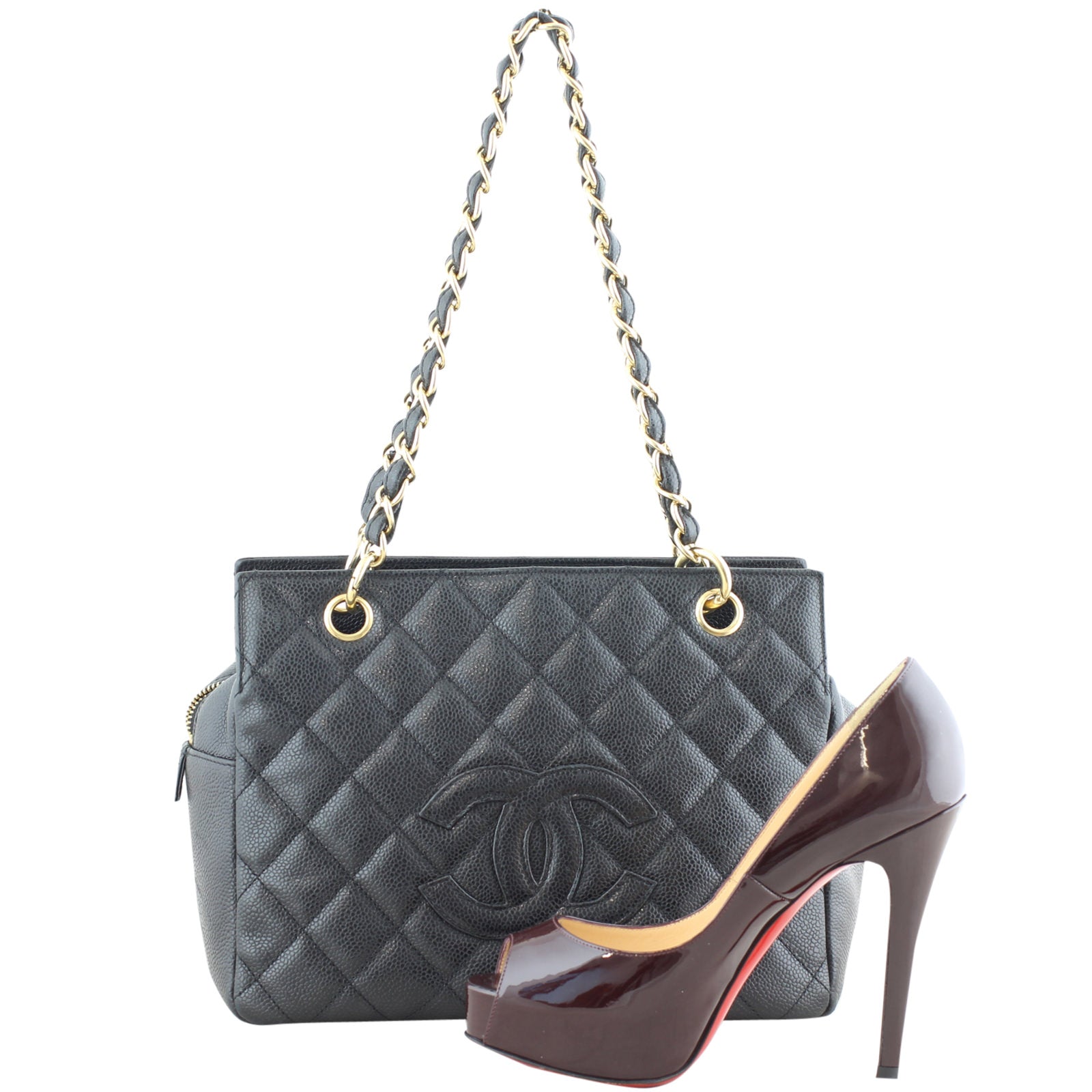 Chanel Petite Timeless Shopping Tote | Gold Hardware