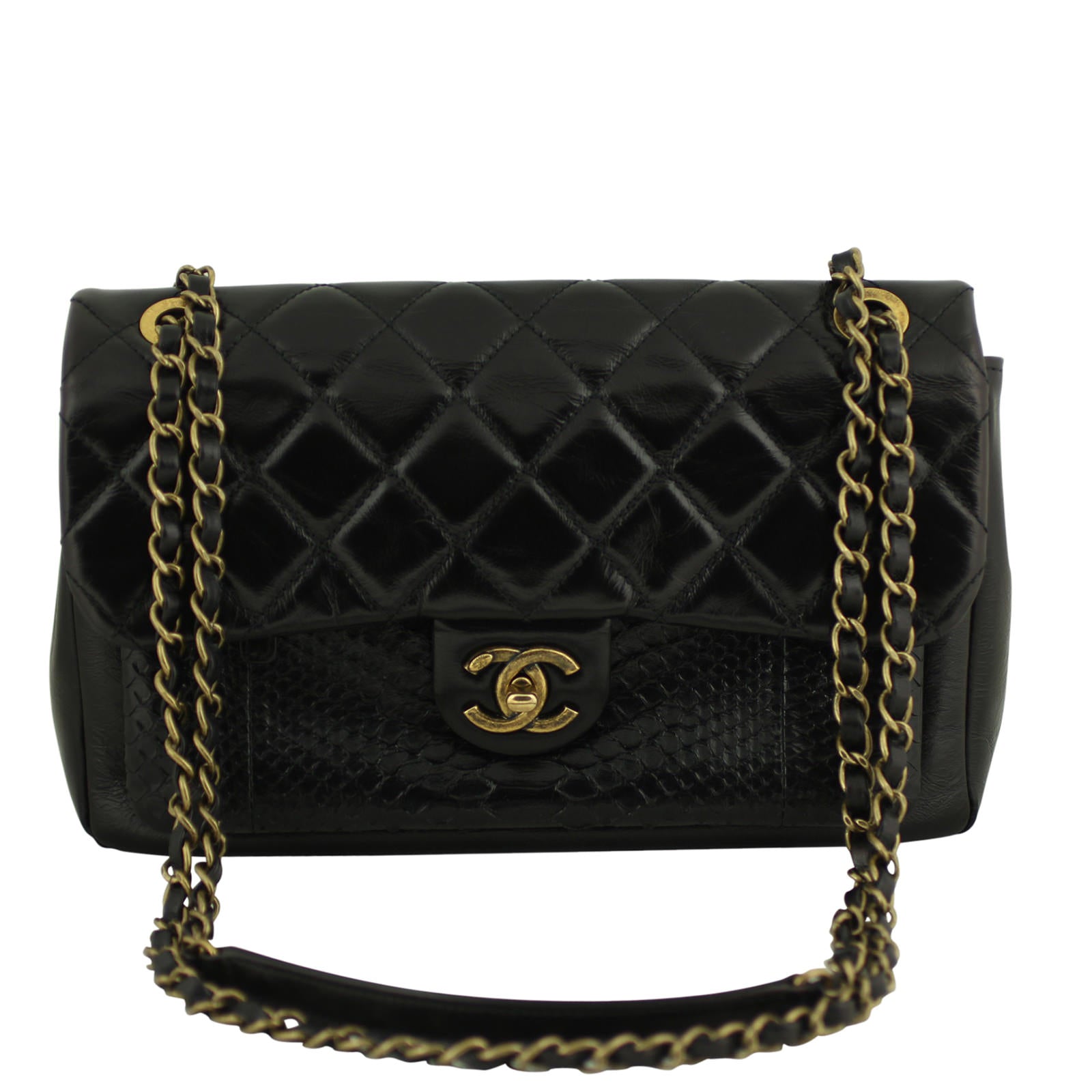 Chanel Python Flap Bag