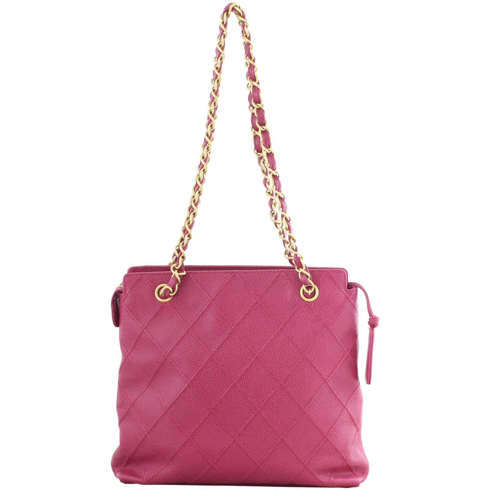 Chanel Petite Quilted Caviar Tote