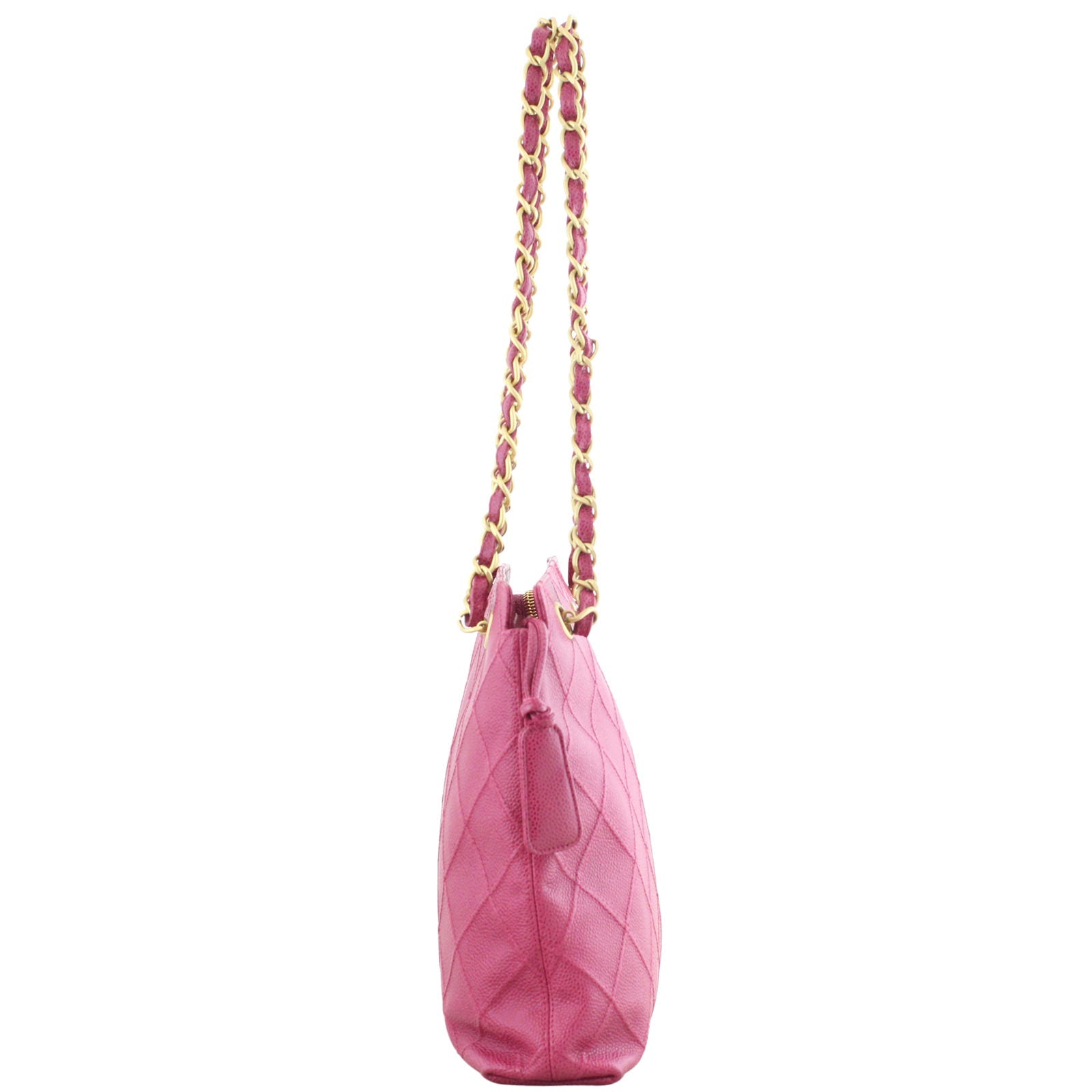 Chanel Petite Quilted Caviar Tote