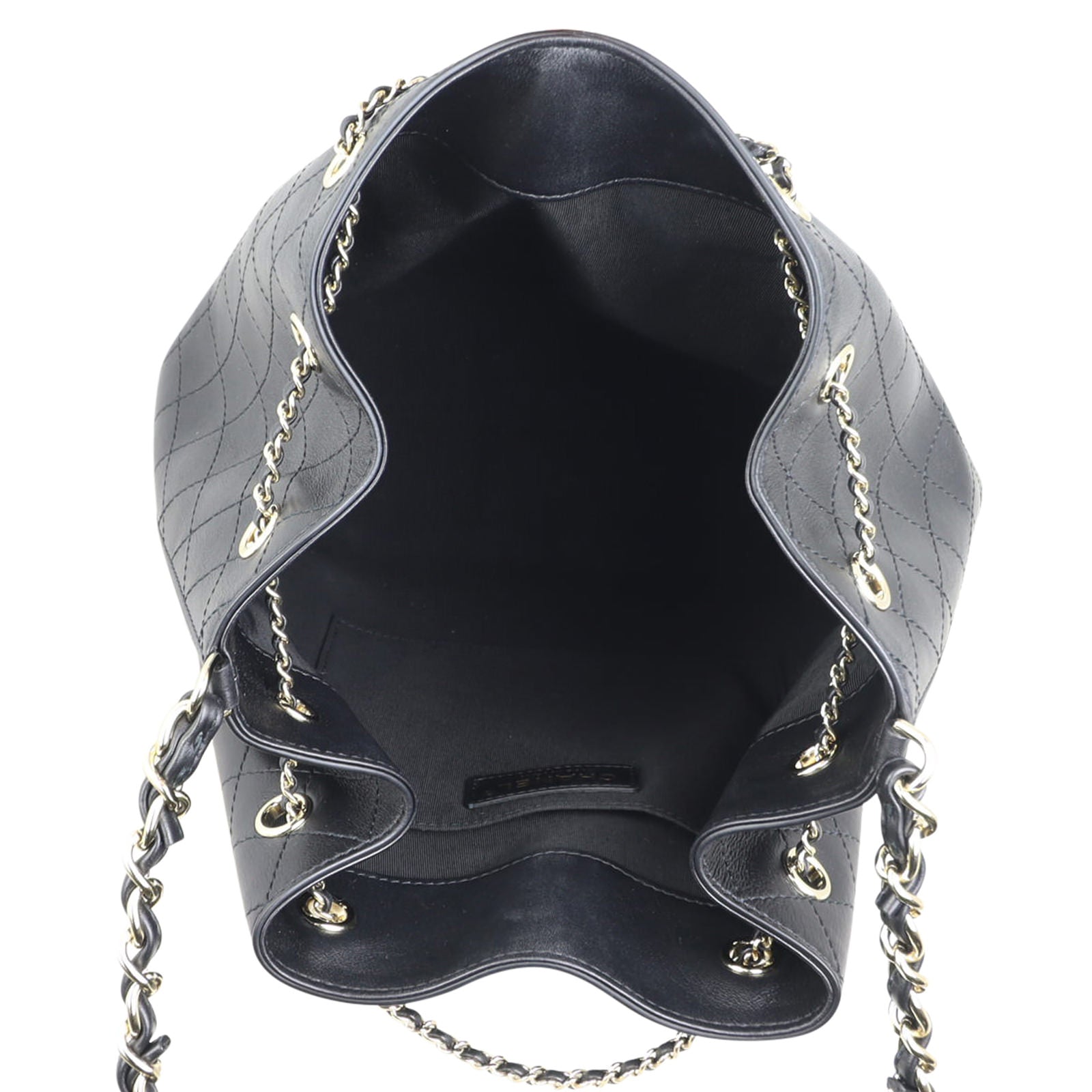 Chanel Quilted CC Drawstring Bucket Bag | 27 Series