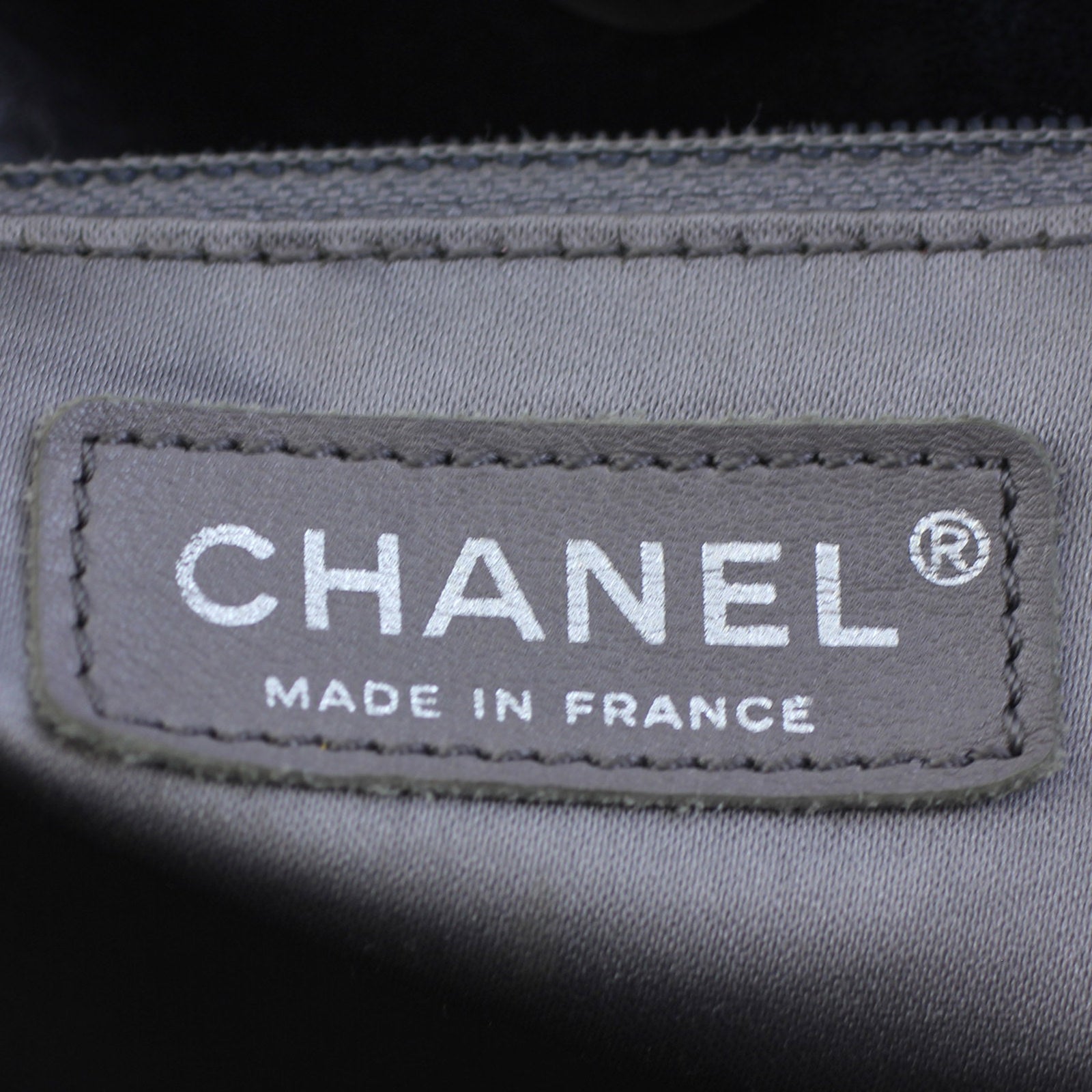 Chanel Quilted Vinyl and Tweed Tote