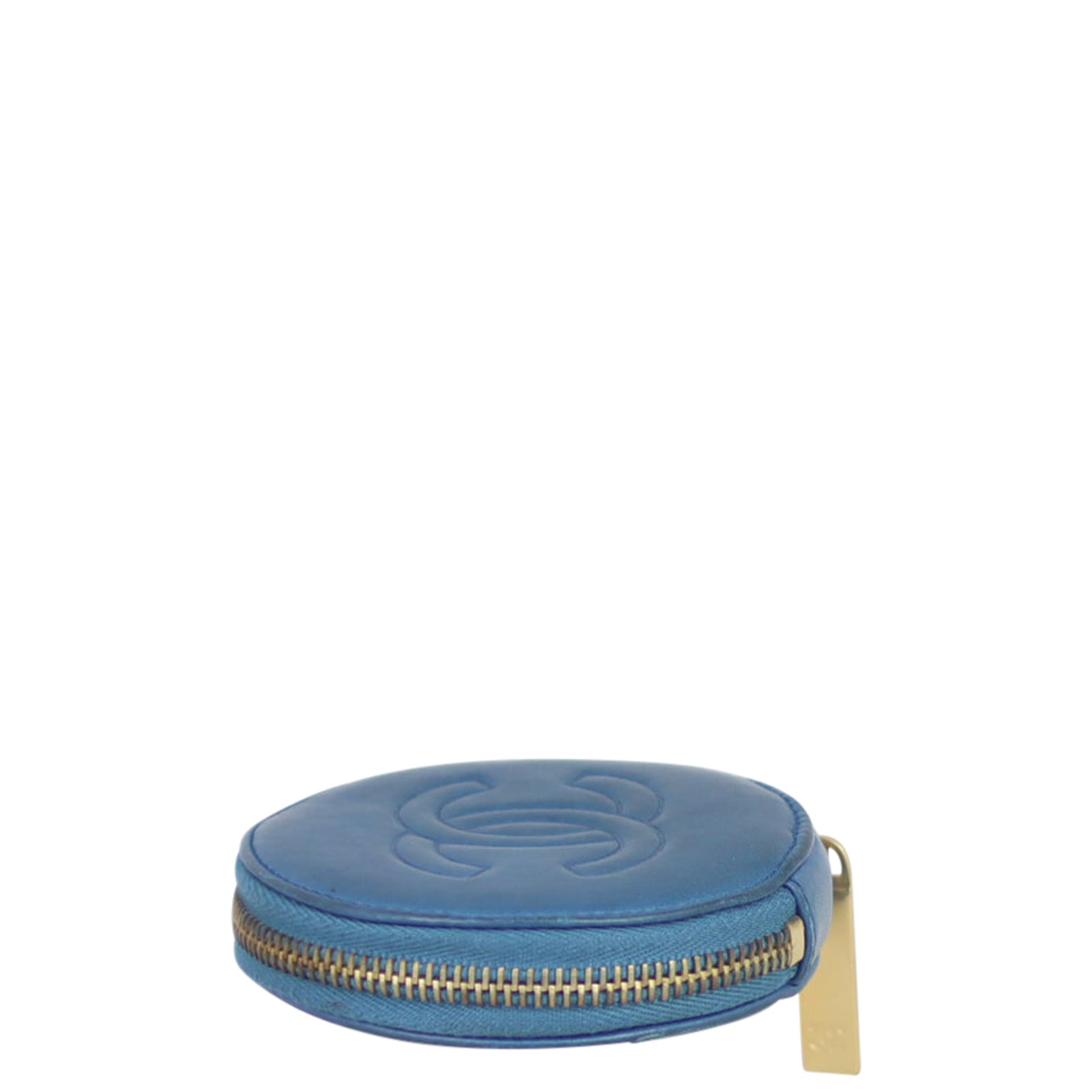 Chanel Round Camellia Coin Purse