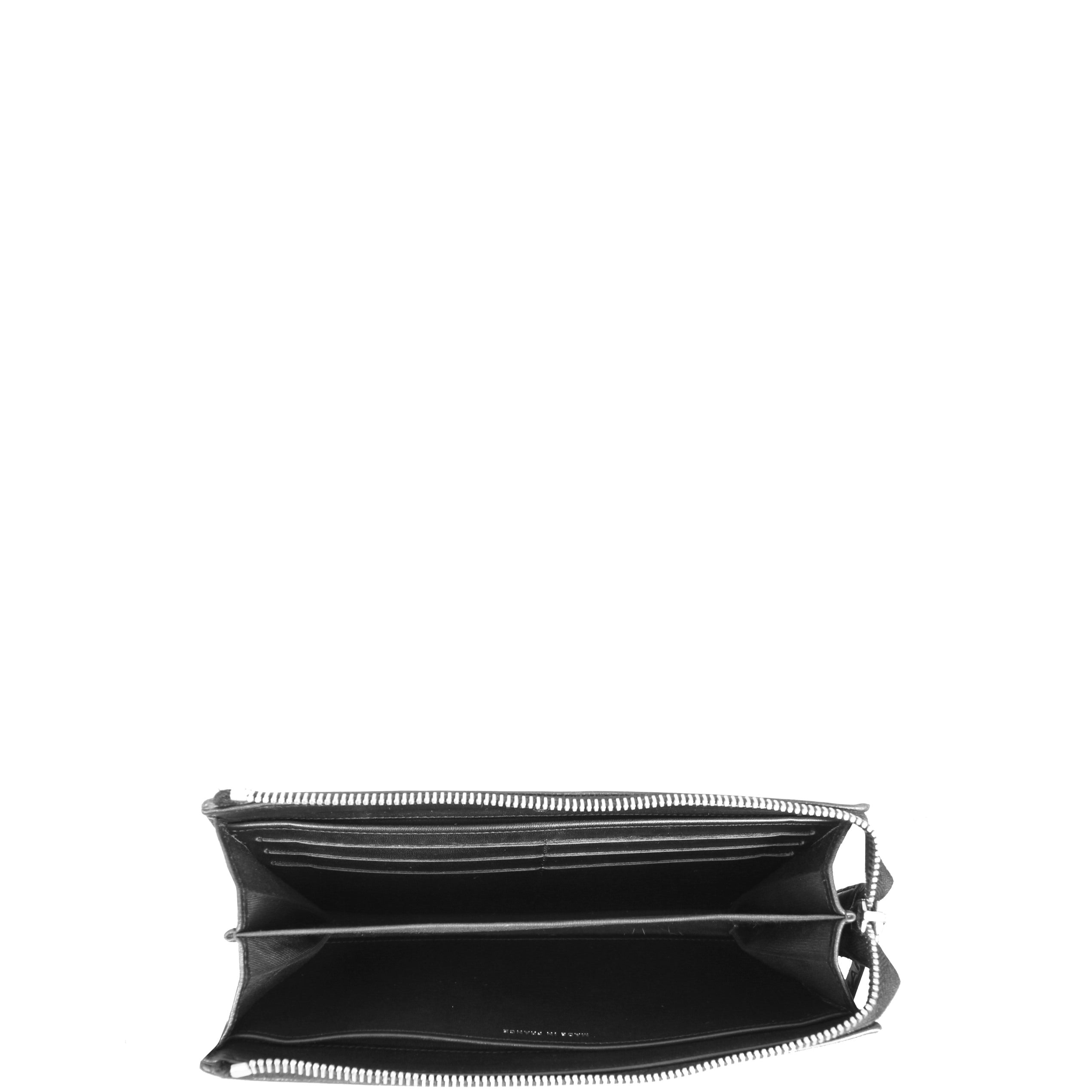 Chanel Sevruga Top Zip Wallet