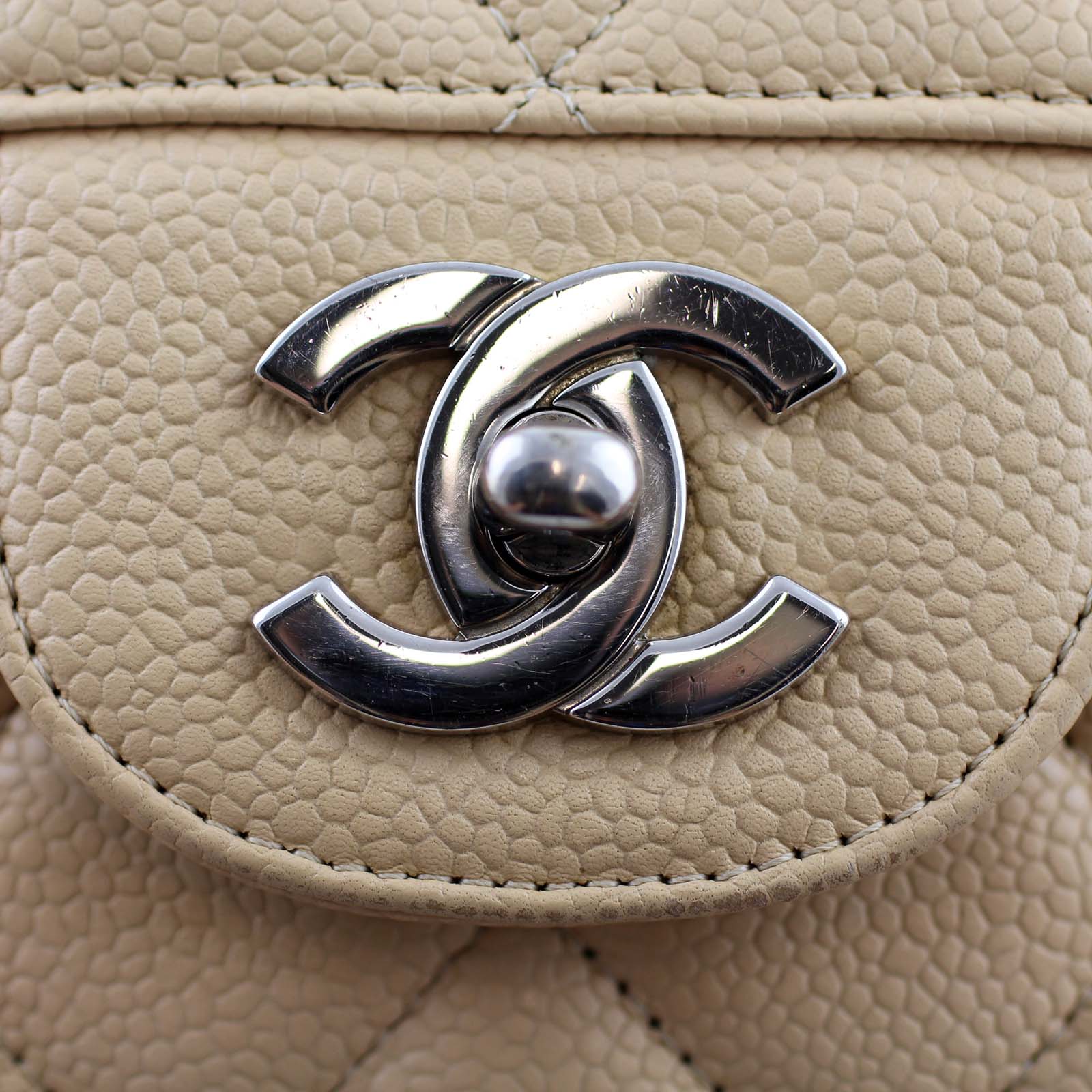 Chanel Classic Single Flap Jumbo | Beige 12 Series