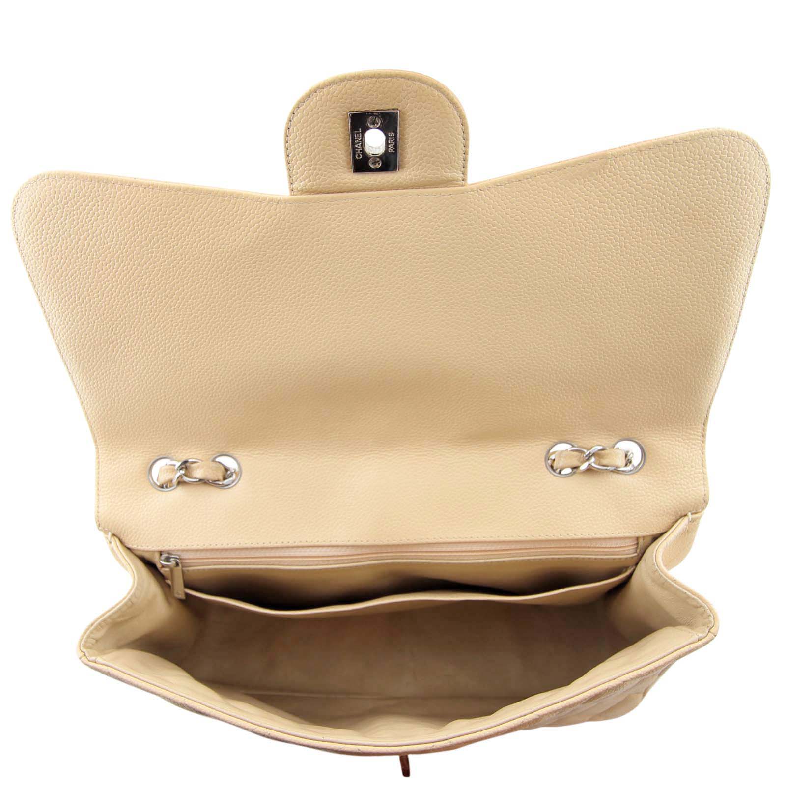 Chanel Classic Single Flap Jumbo | Beige 12 Series