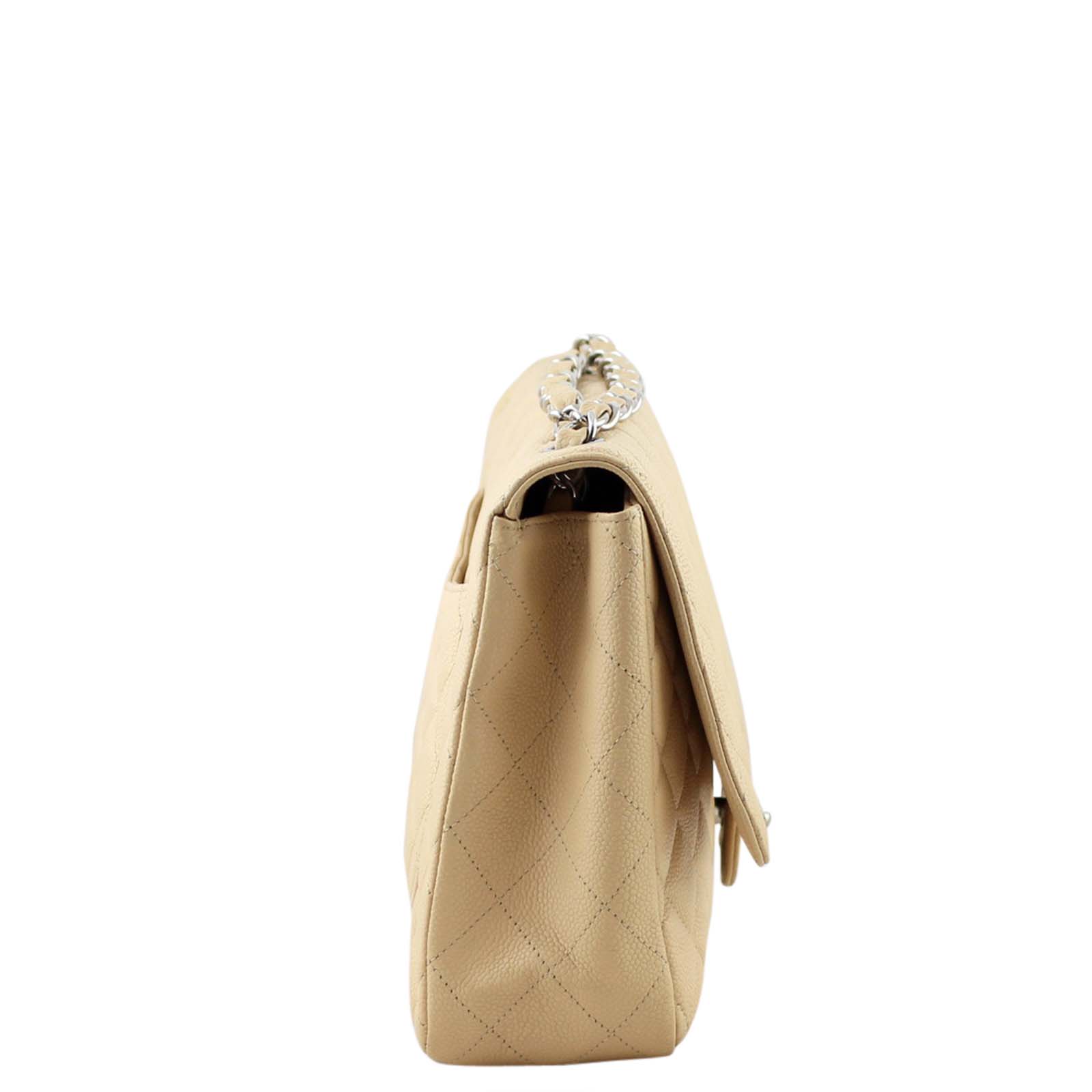 Chanel Classic Single Flap Jumbo | Beige 12 Series