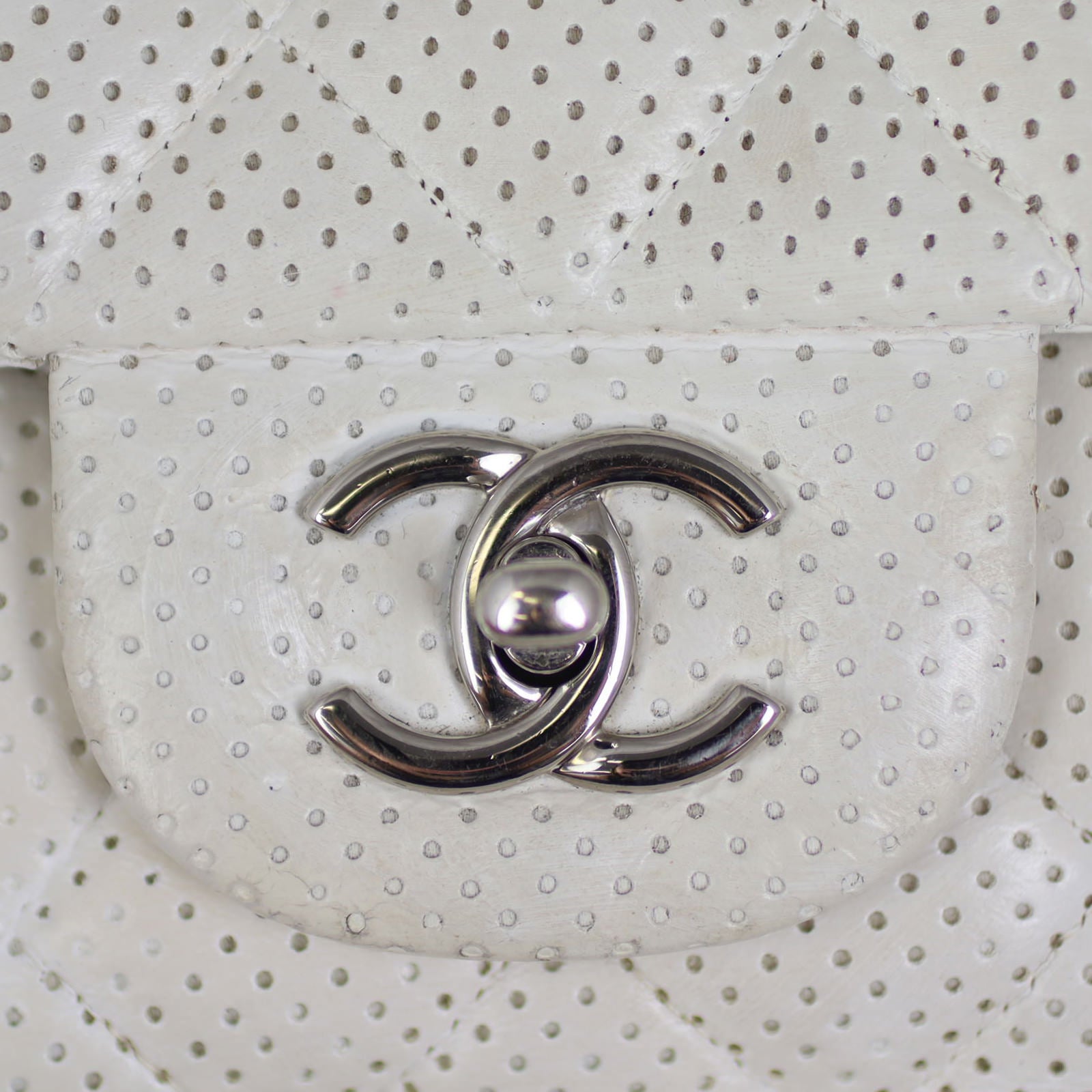 Chanel Perforated Single Flap Jumbo