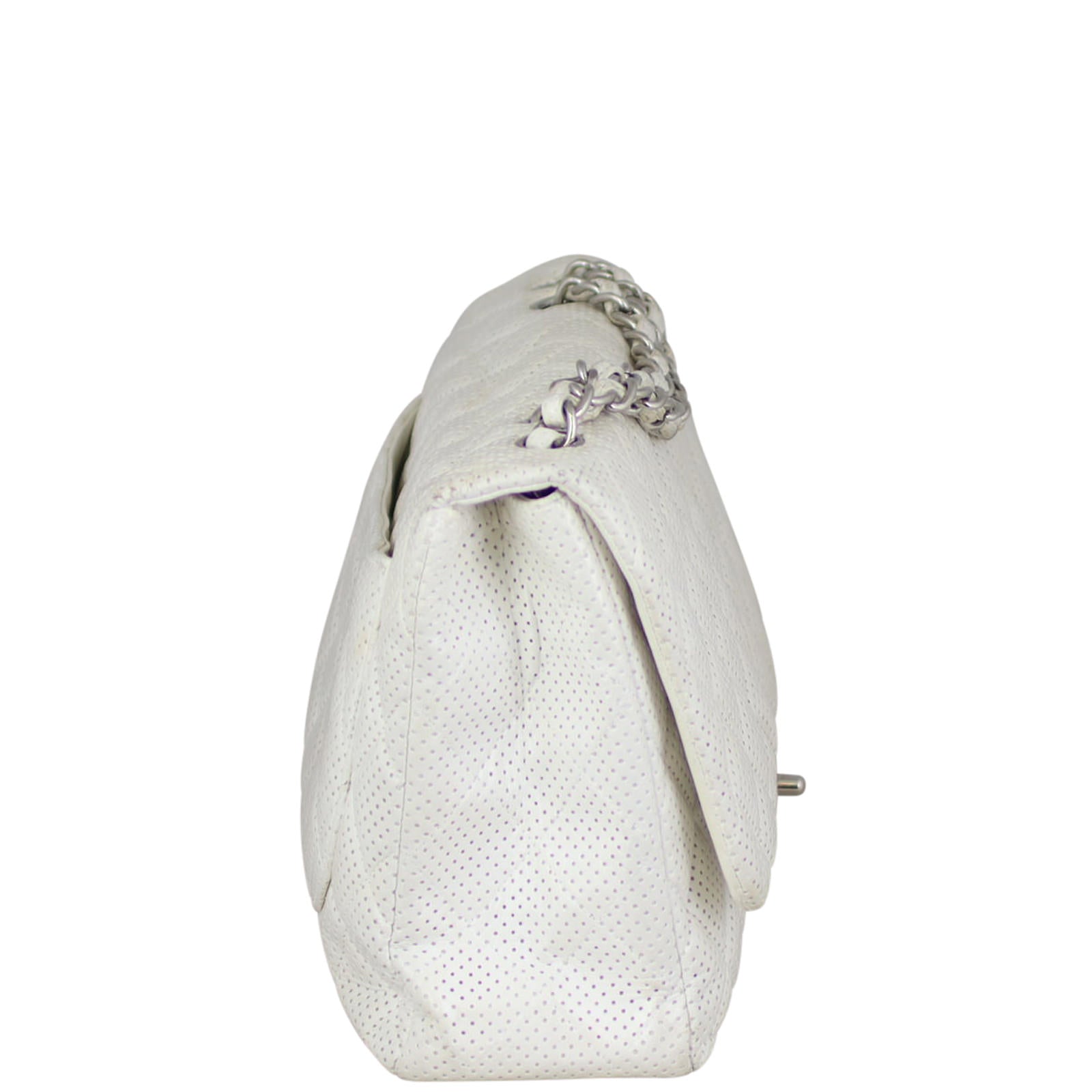 Chanel Perforated Single Flap Jumbo