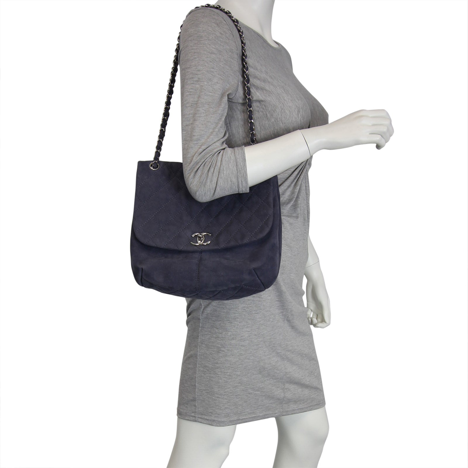 Chanel Suede Flap Bag