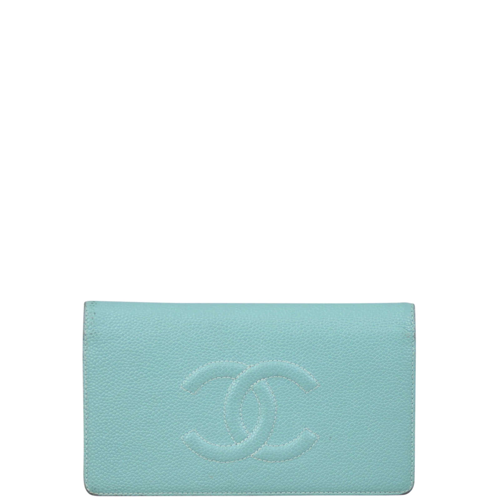 Chanel Timeless Bifold Wallet | Pale Teale