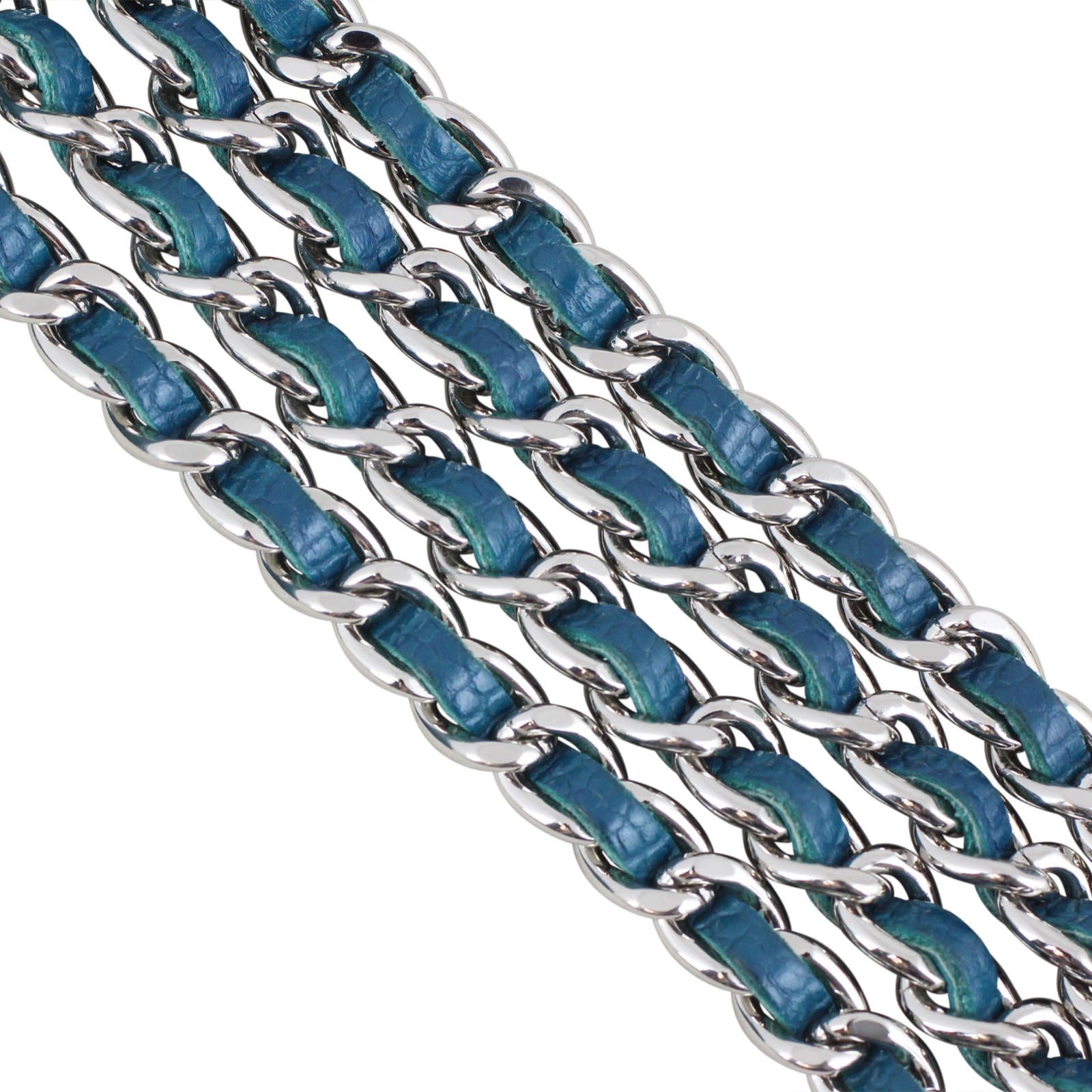 Chanel Timeless Wallet on Chain |  Teal Caviar