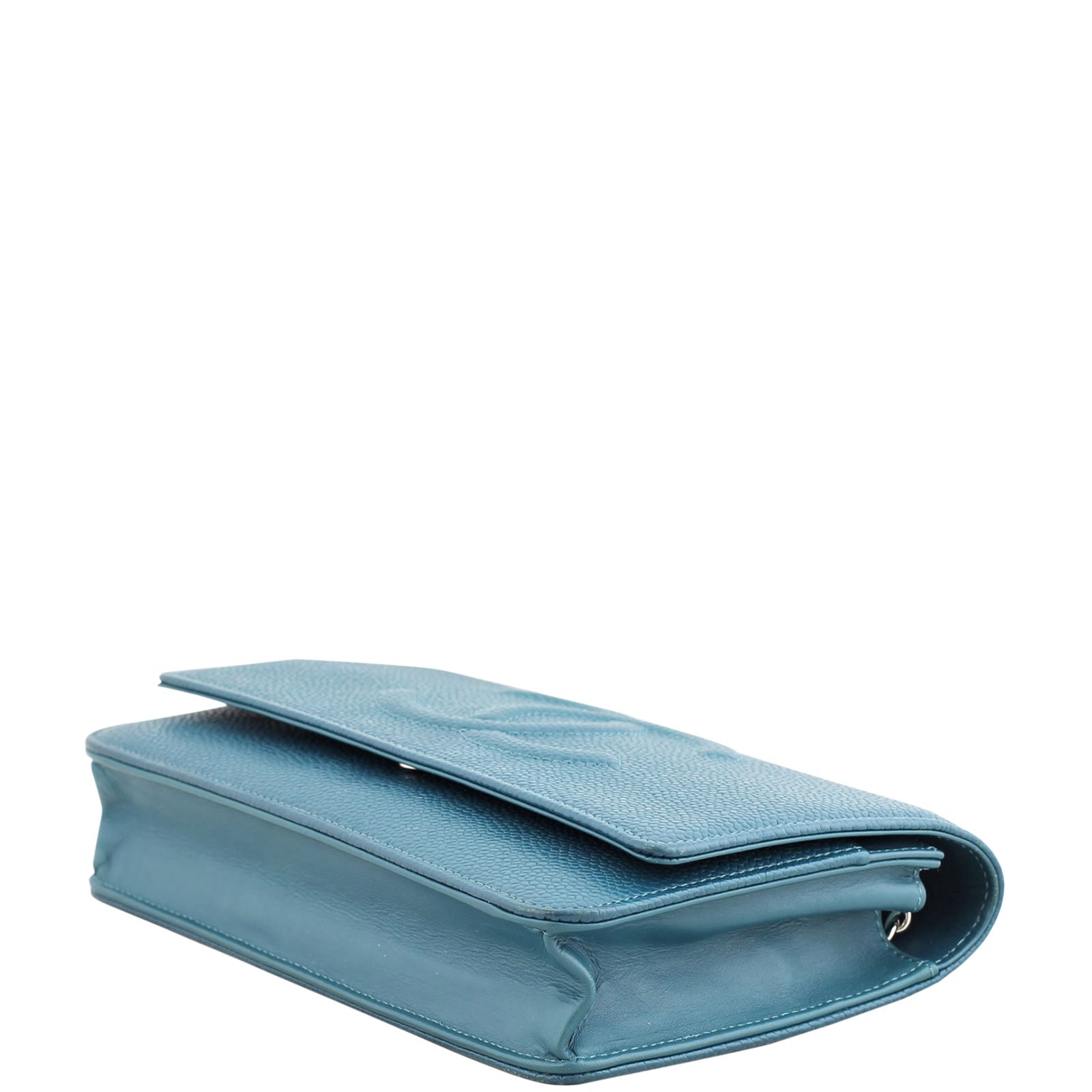 Chanel Timeless Wallet on Chain |  Teal Caviar