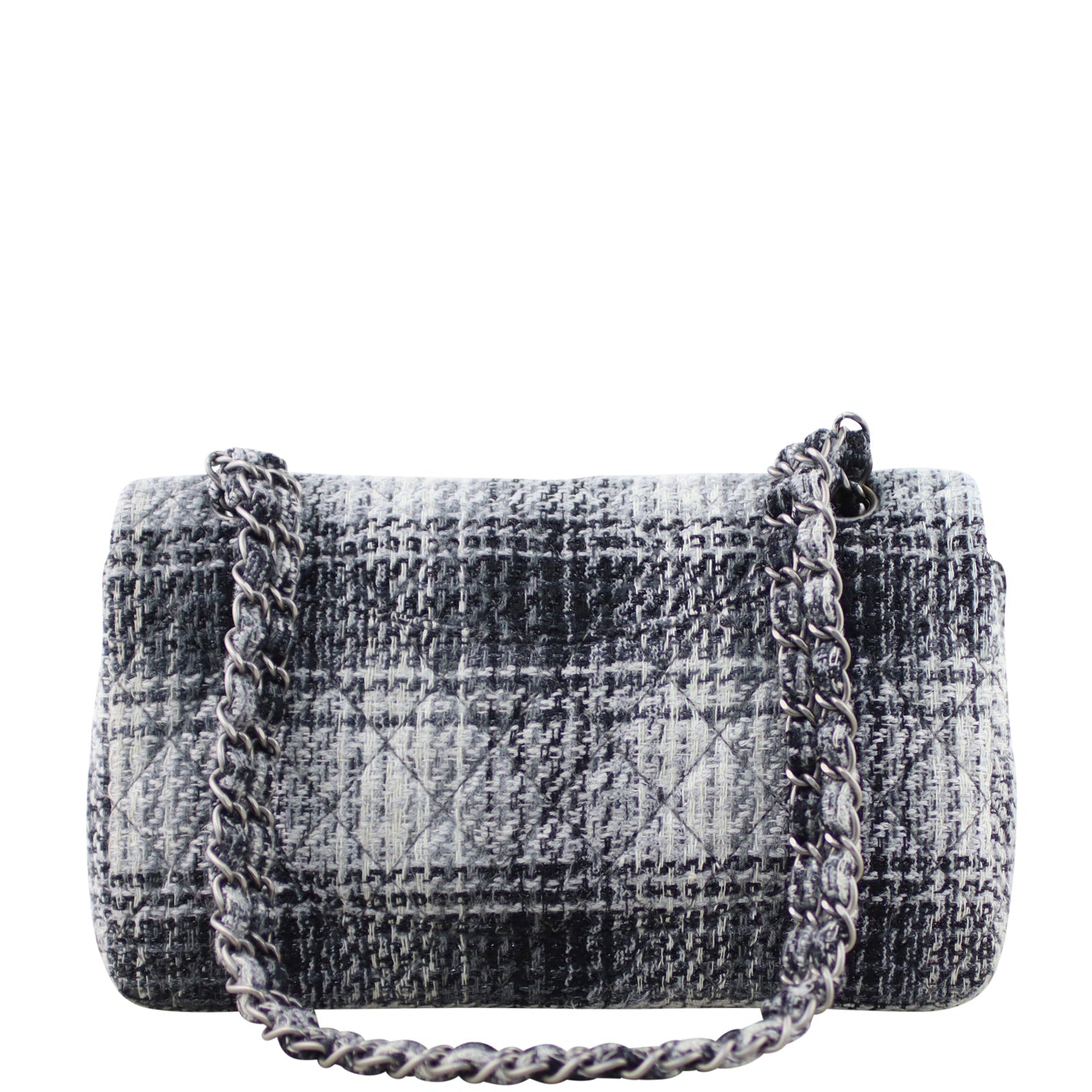 Chanel Tweed Double Flap Medium