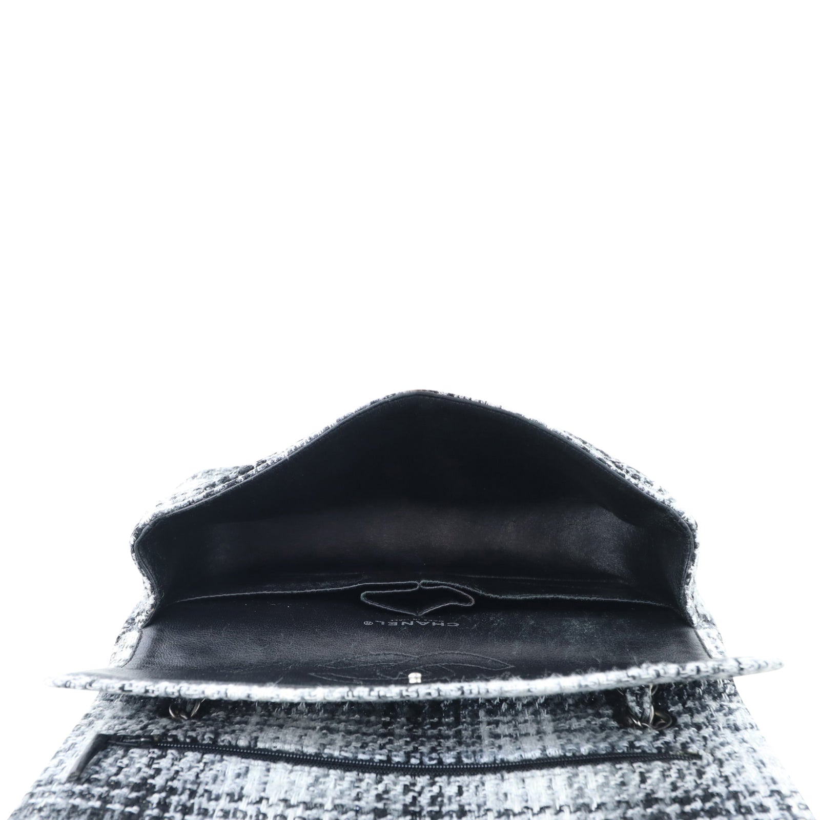 Chanel Tweed Double Flap Medium
