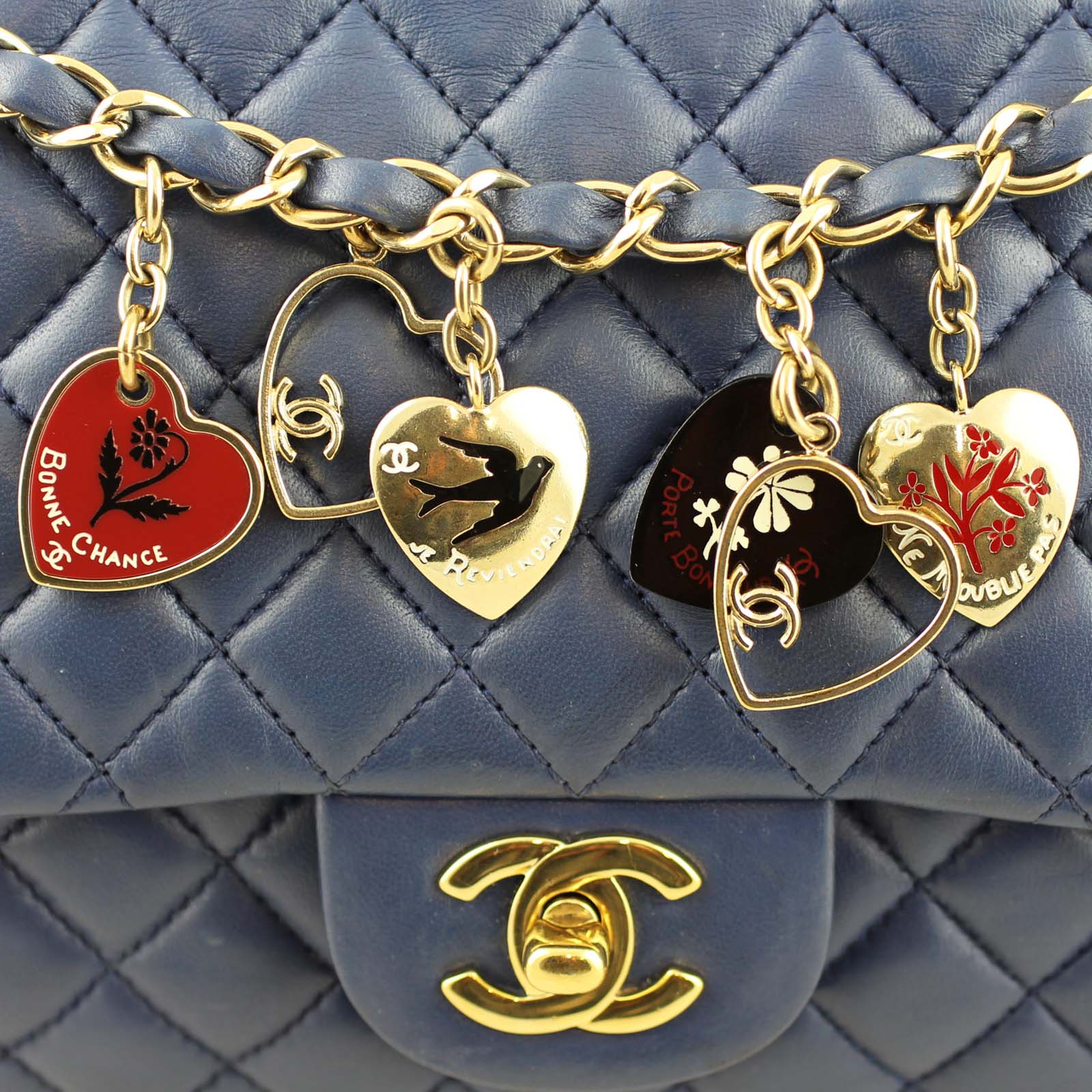 Chanel Porte Bonheur Valentine Charm Flap Bag
