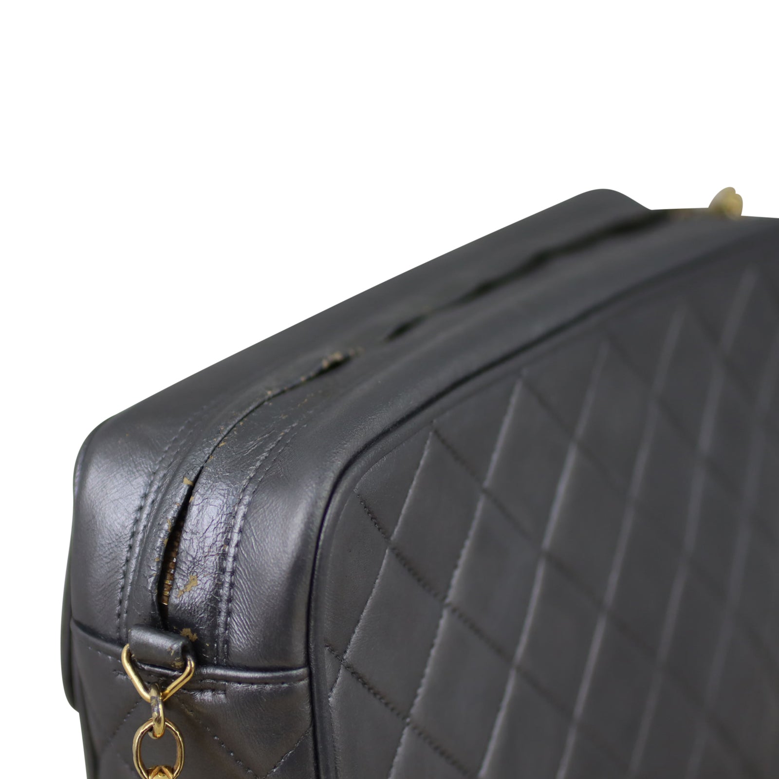 Chanel Vintage Quilted Camera Bag