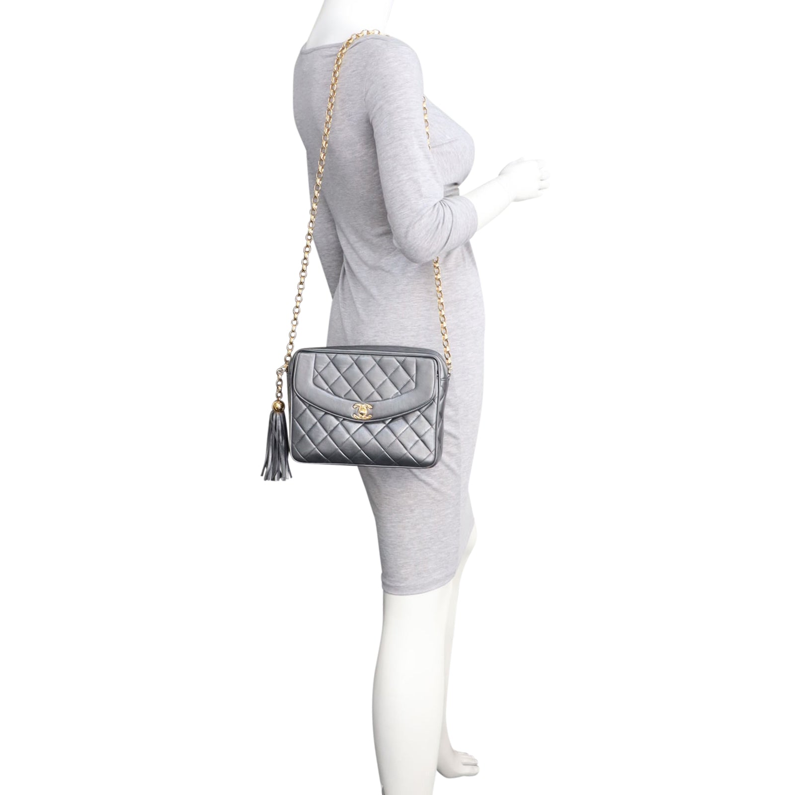 Chanel Vintage Quilted Camera Bag