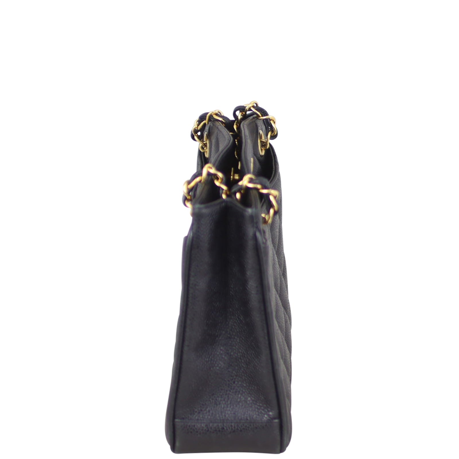 Chanel Vintage CC Lock Pocket Chain Tote