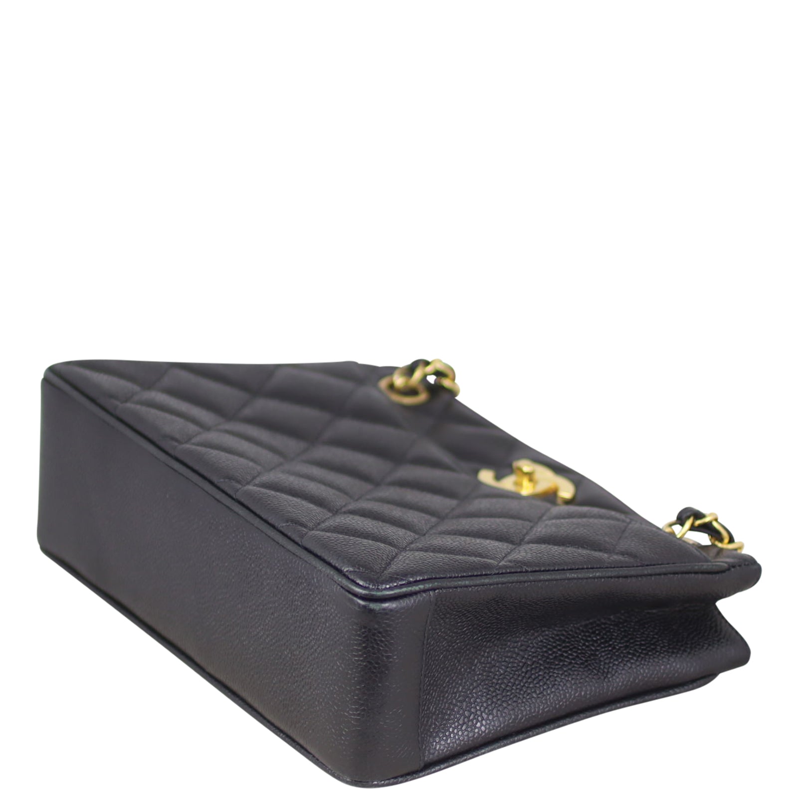 Chanel Vintage CC Lock Pocket Chain Tote