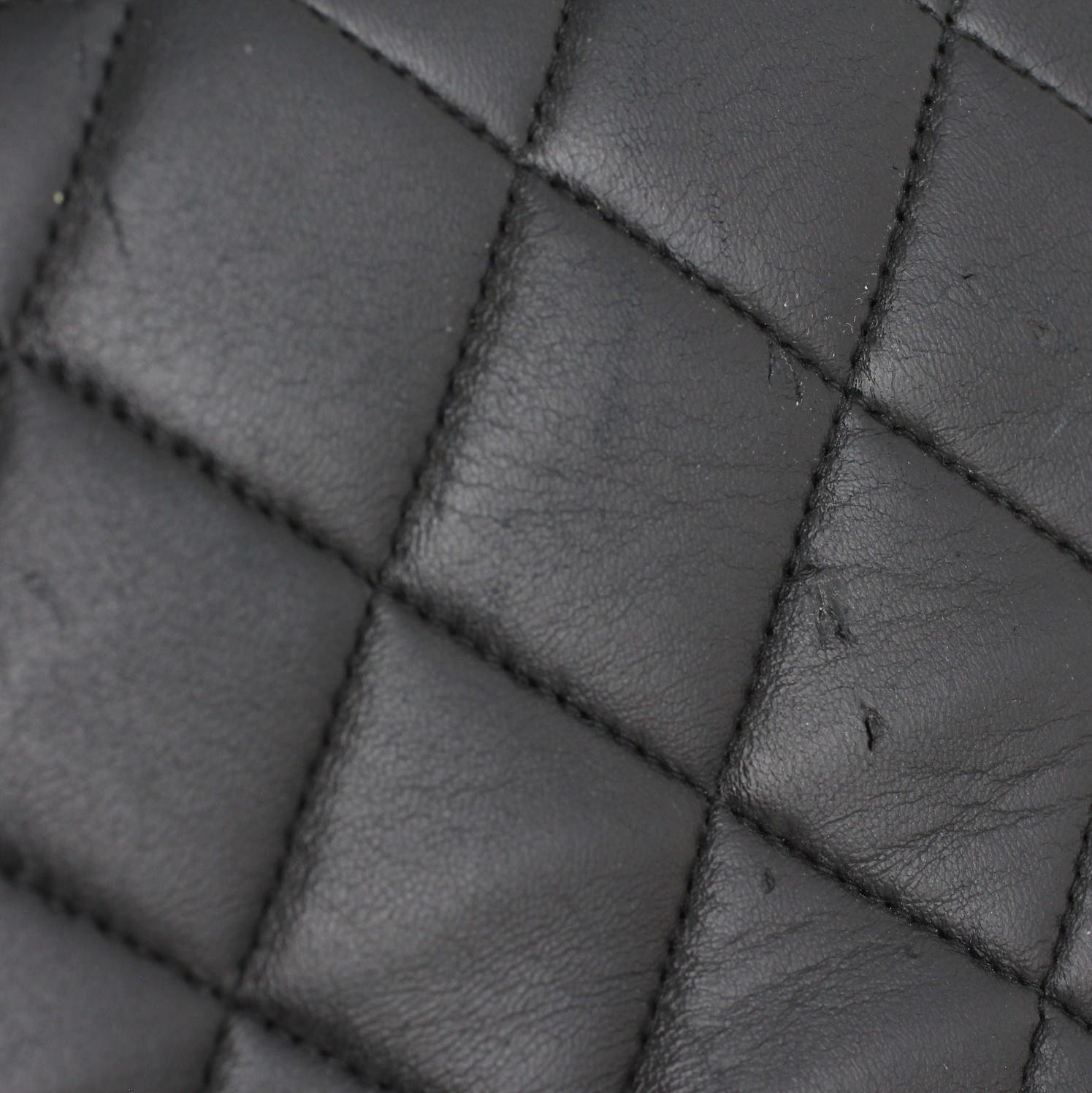 Chanel Vintage CC Quilted Shopper Tote