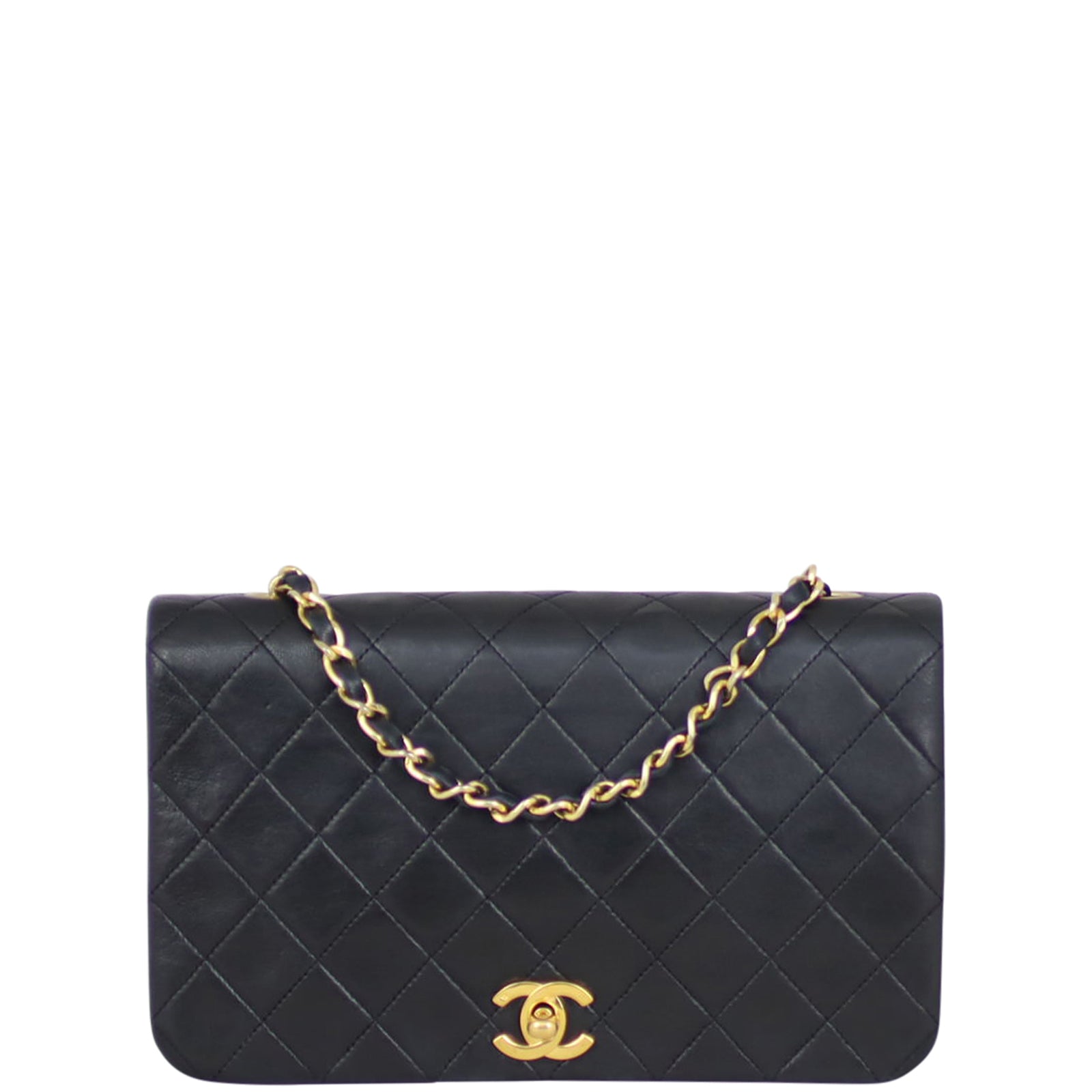 Chanel Vintage CC Small Single Flap Bag