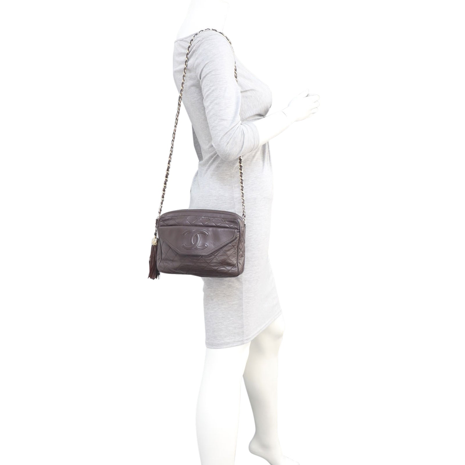 Chanel Vintage Quilted Camera Bag