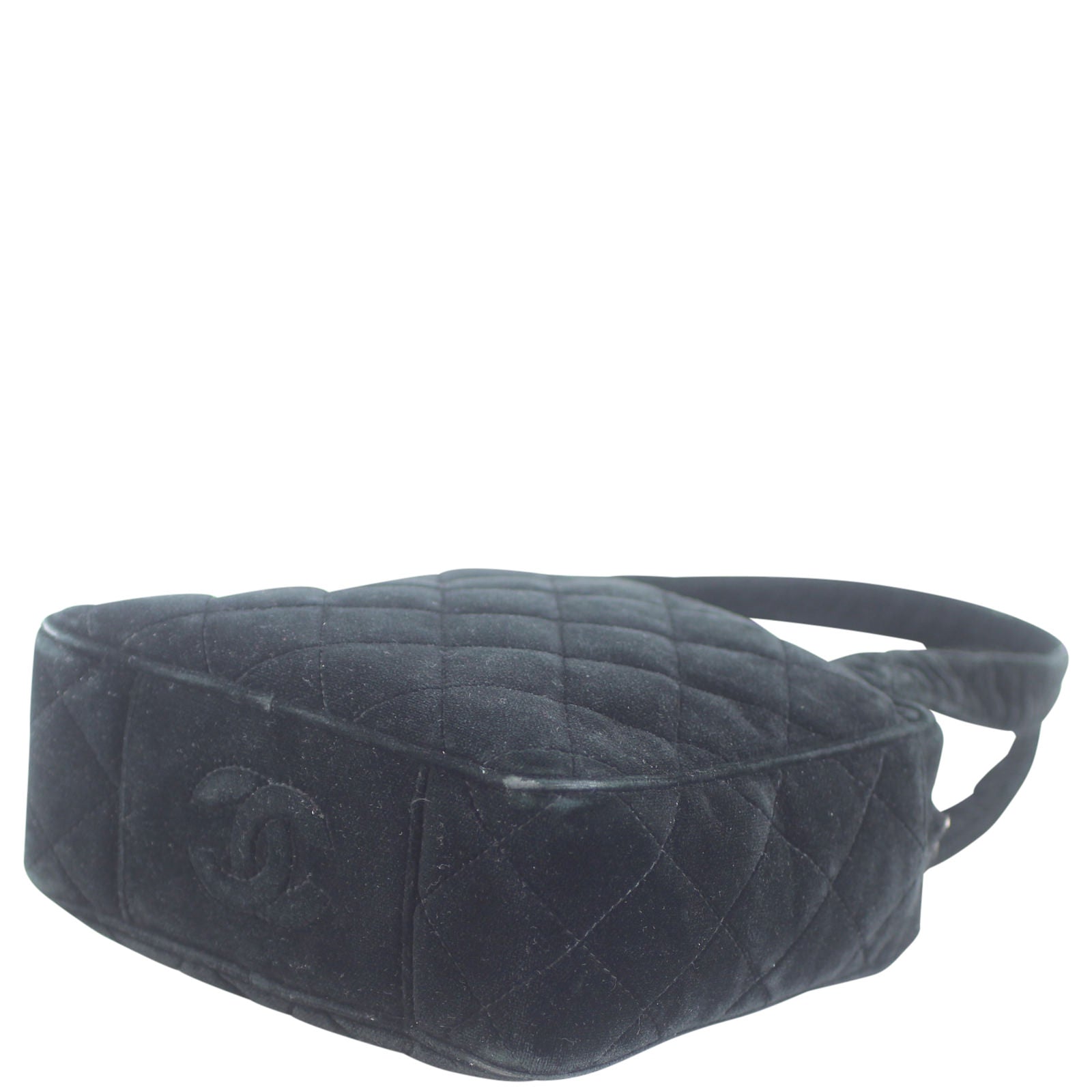 Chanel Vintage Quilted Velvet Bag