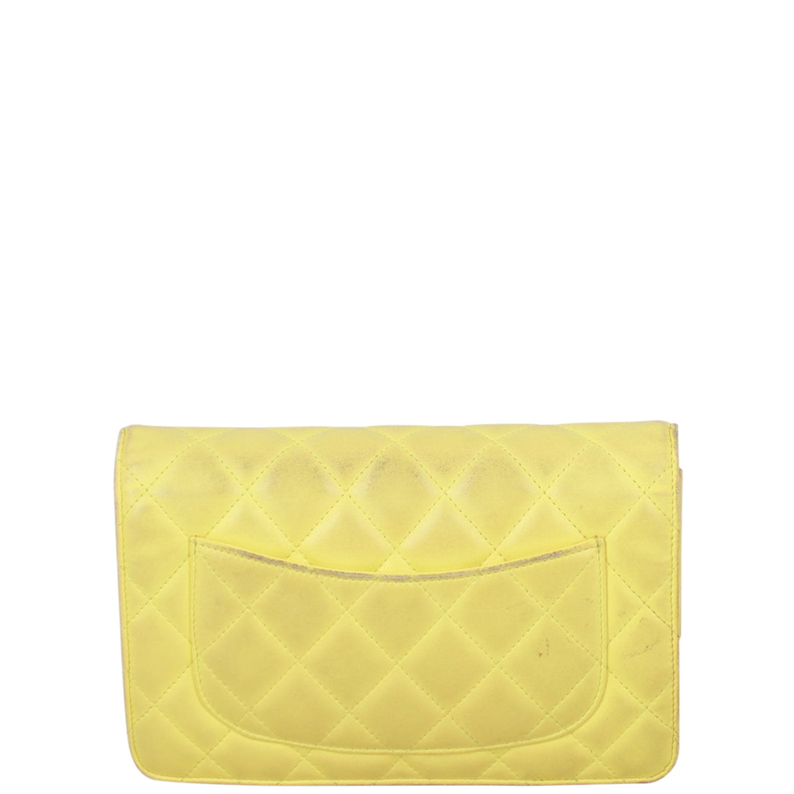 Chanel Classic Wallet on Chain |  Pineapple Yellow