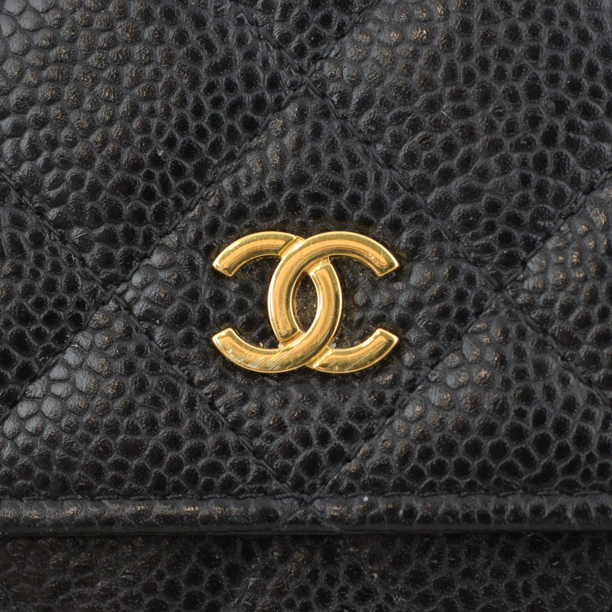 Chanel Wallet on Chain Caviar