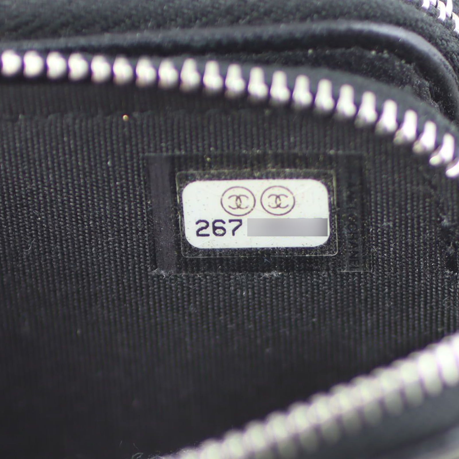 Chanel CC Double Zip Clutch with Chain | Black