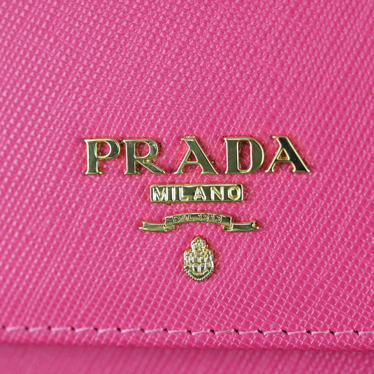 Prada Saffiano Wallet on Strap