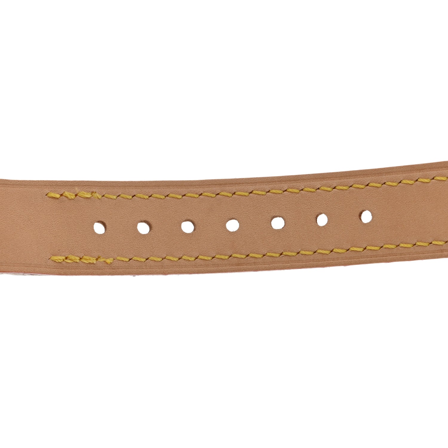 LV X TM Monogram Multicolor Dog Collar MM White