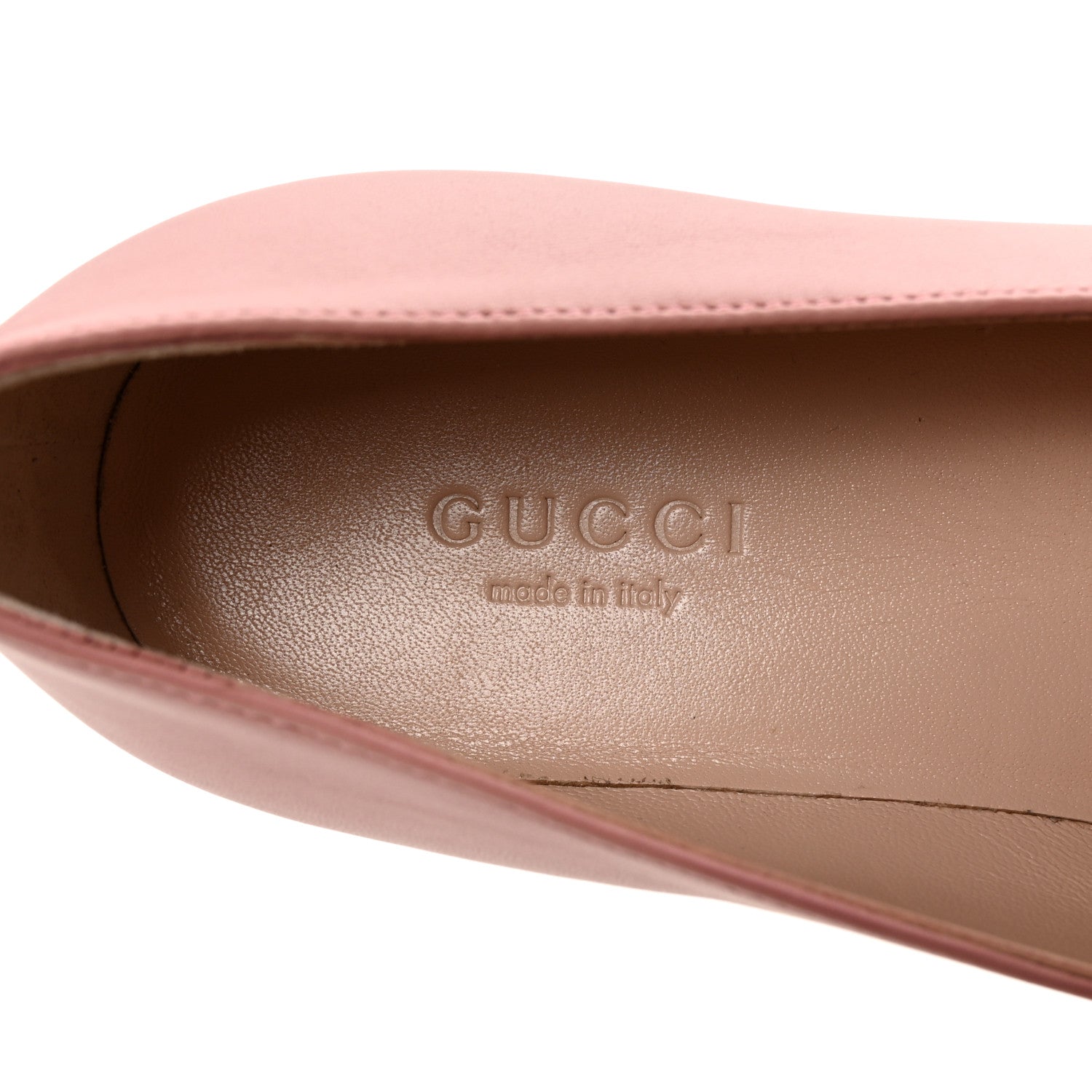 Calfskin Horsebit Loafers 35.5 Soft Pink
