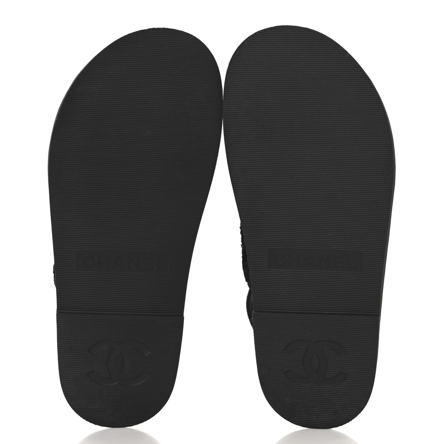 Crochet Velcro Dad Sandals 36 Black