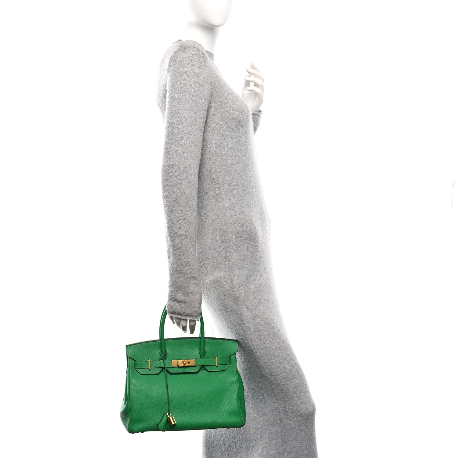 Epsom Birkin 30 Bambou