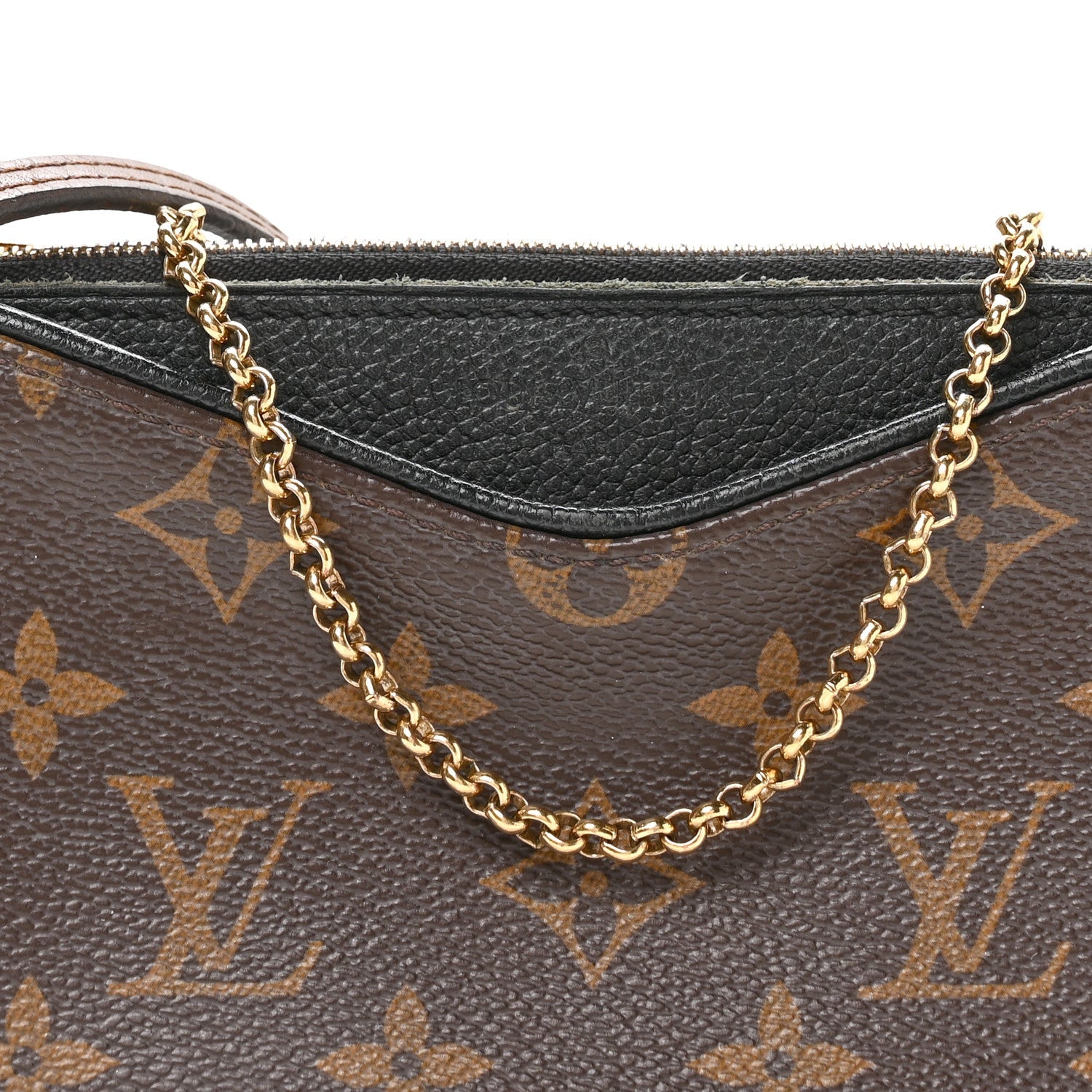Monogram Pallas Clutch Black