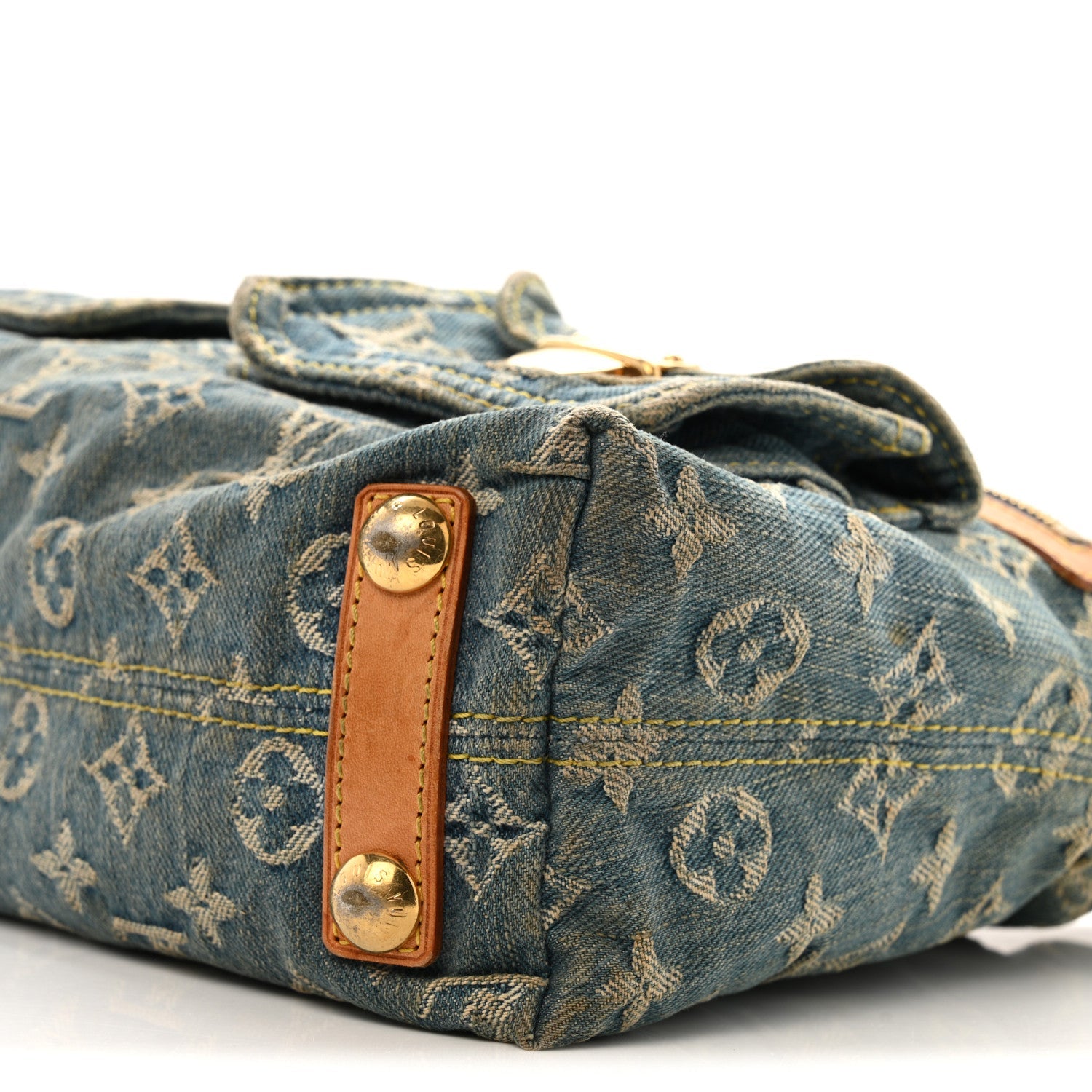 Monogram Denim Baggy PM Blue