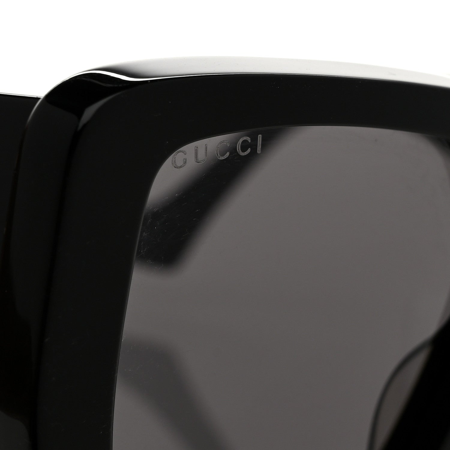 Acetate Square Frame Sunglasses GG0956S Black