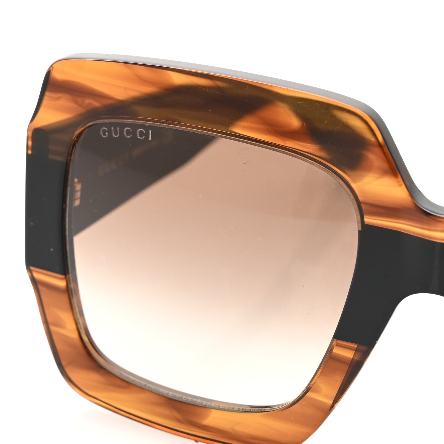 Square Frame GG0178S Sunglasses Havana