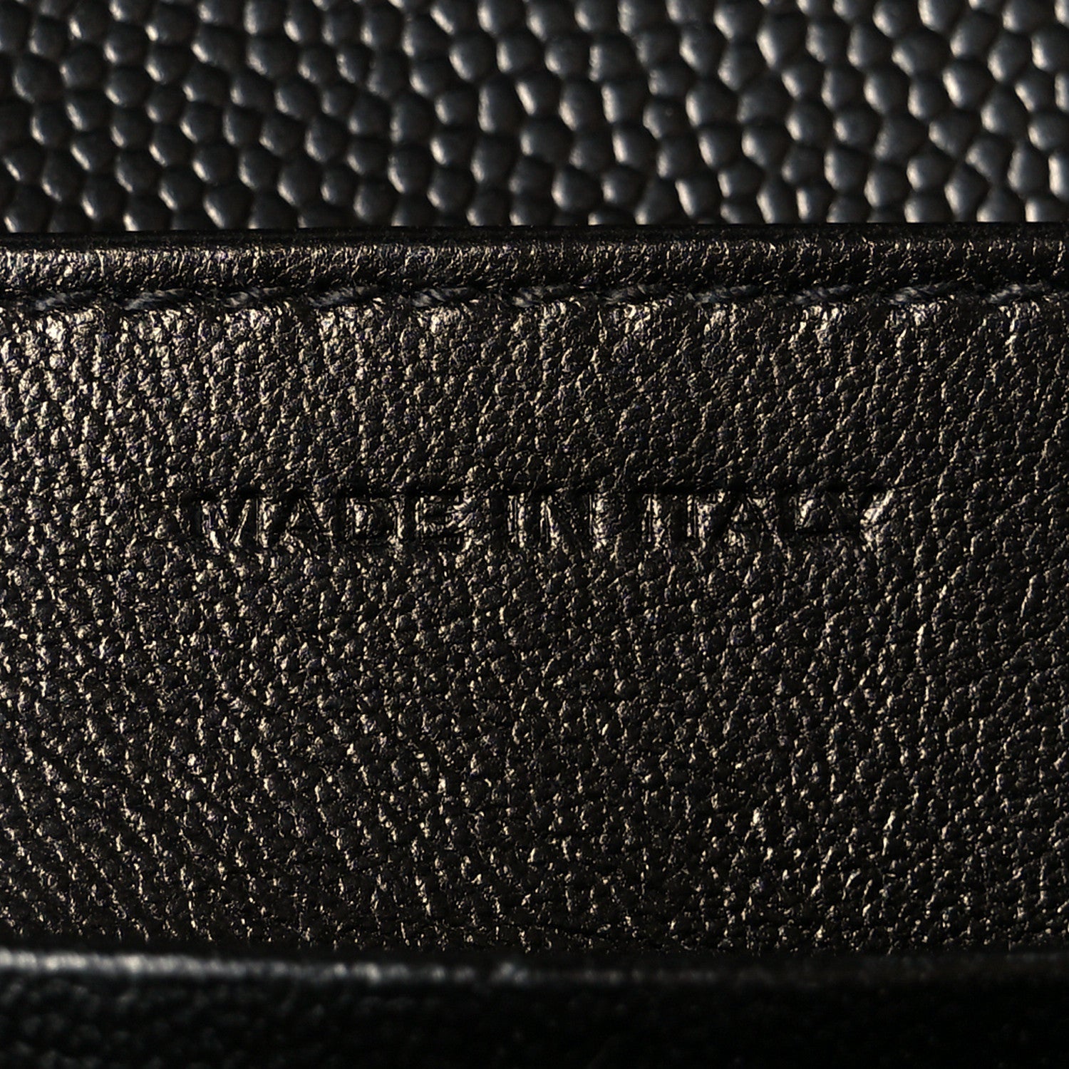 Grain De Poudre Monogram Cassandra Chain Wallet Black
