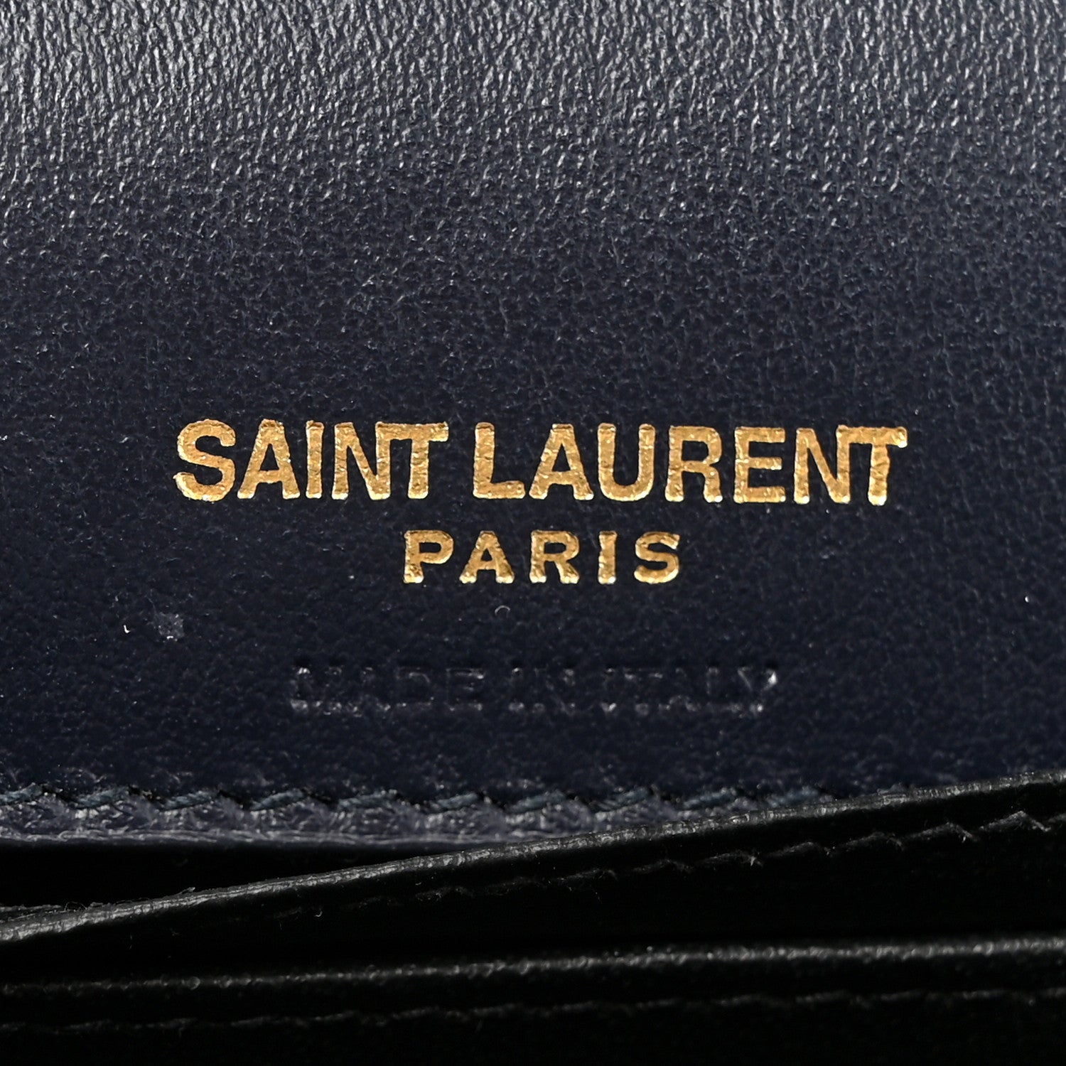 Smooth Calfskin Monogram Kate Belt Bag Deep Marine Black