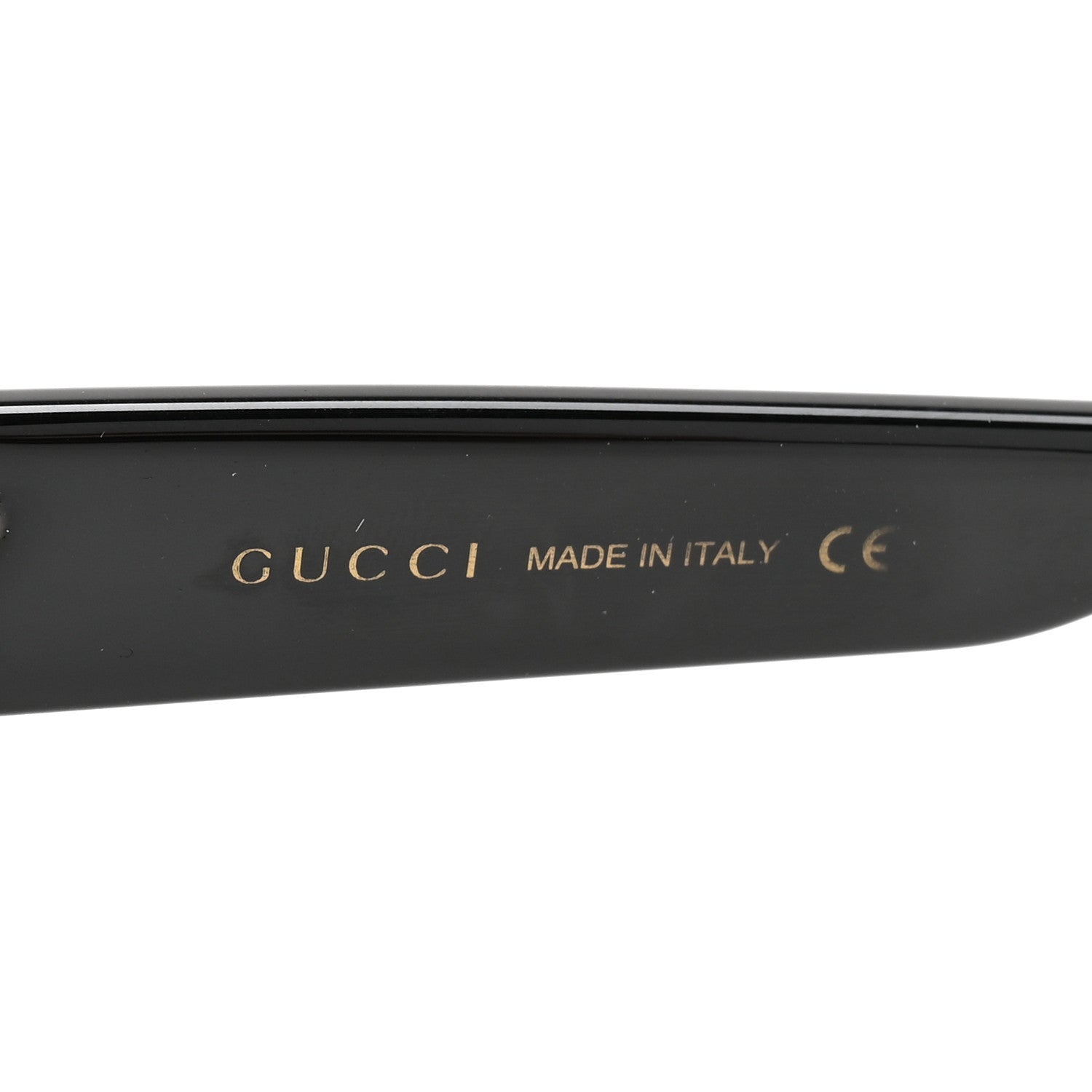 Acetate Square Frame Sunglasses GG0459S Black