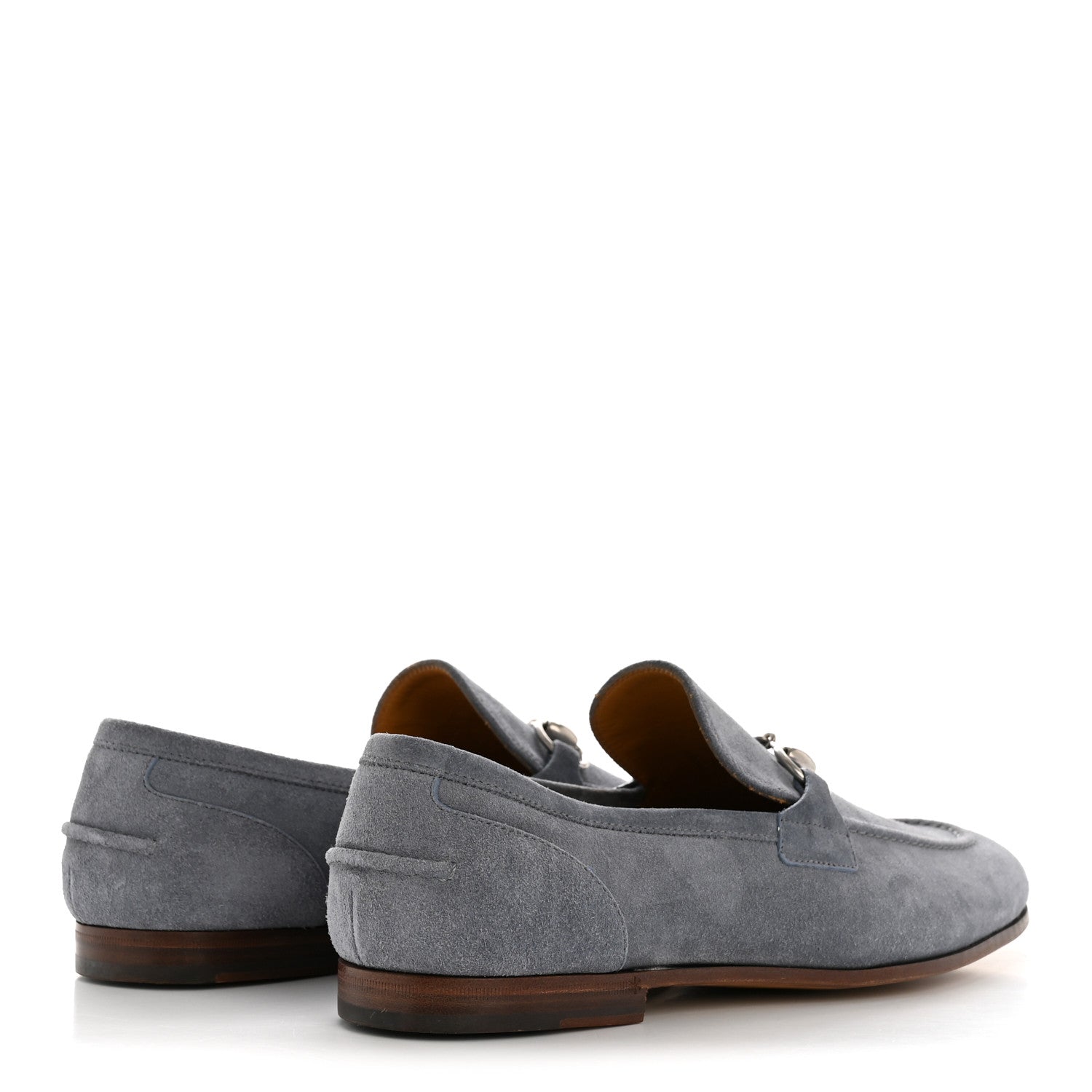 Suede Horsebit Mens Jordaan Loafers 8.5 Foggy Grey