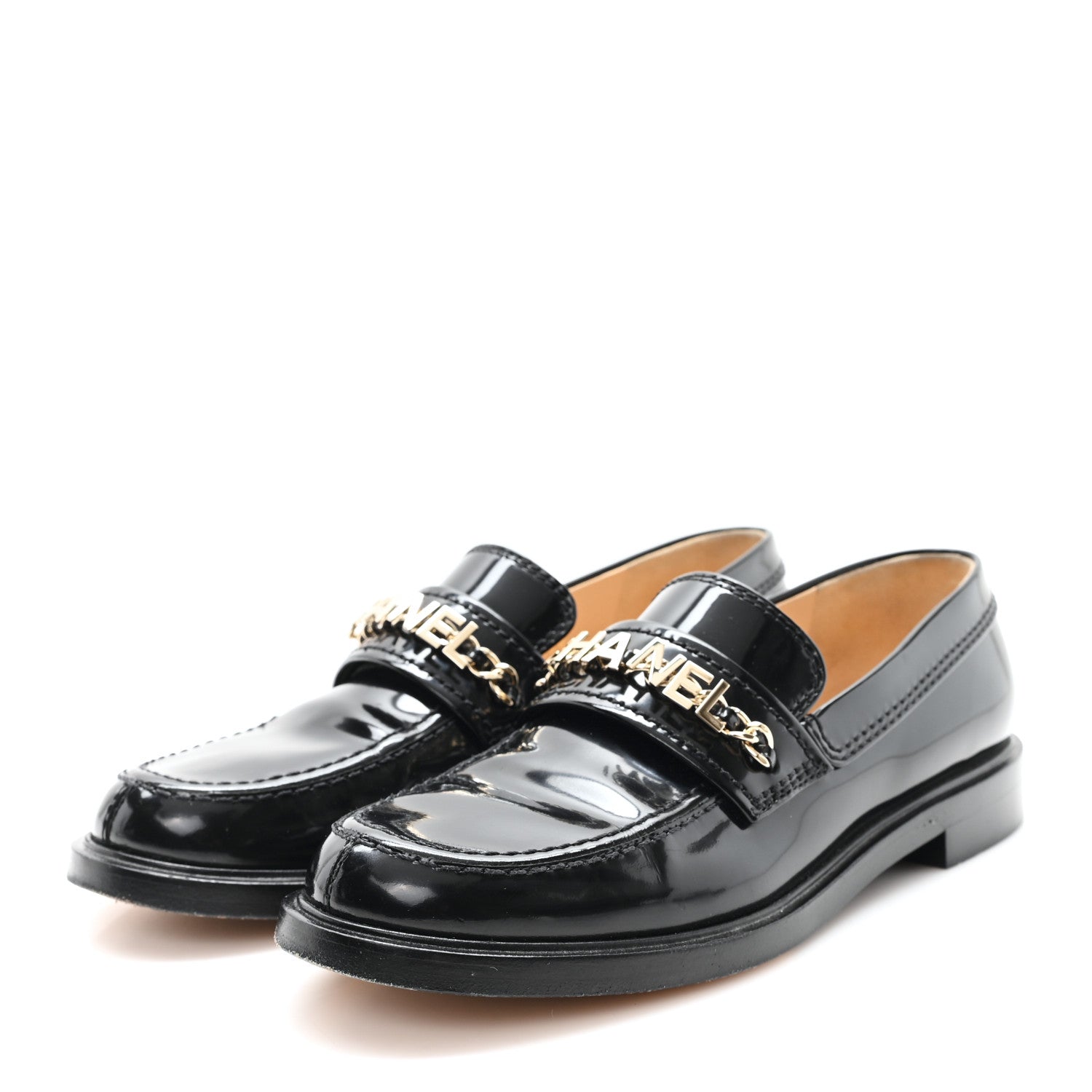 Velvet Metal CC Loafers 38 Black