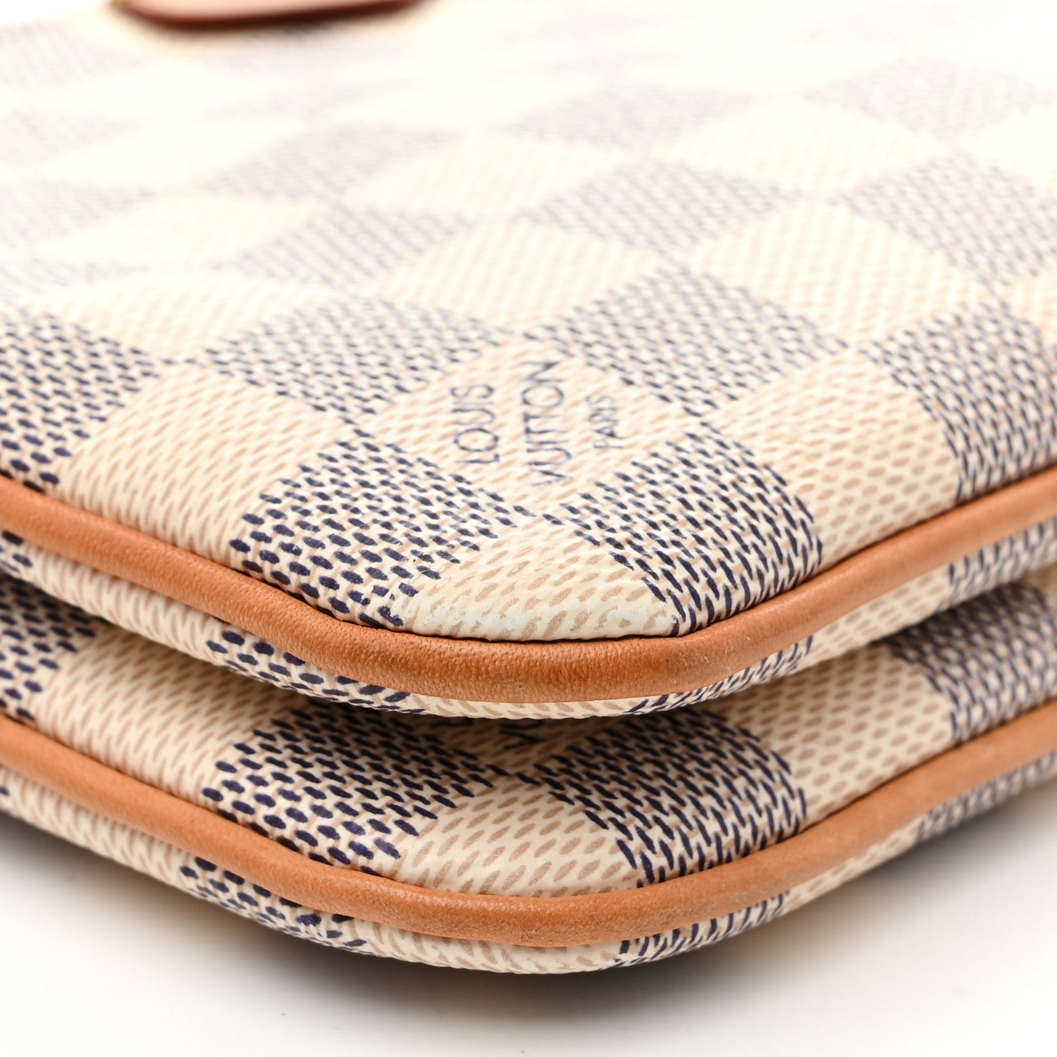 Damier Azur Double Zip Pochette