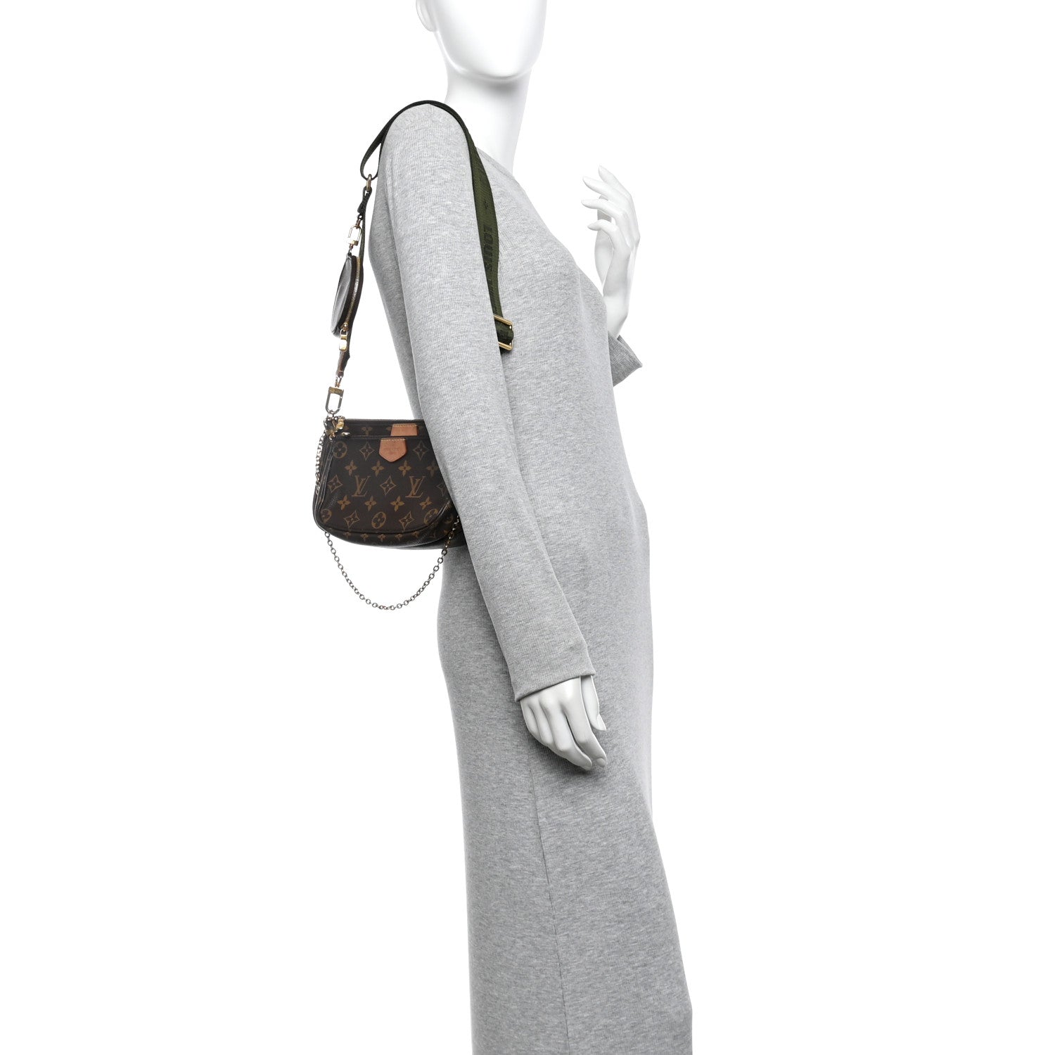 Monogram Multi Pochette Accessories Kaki
