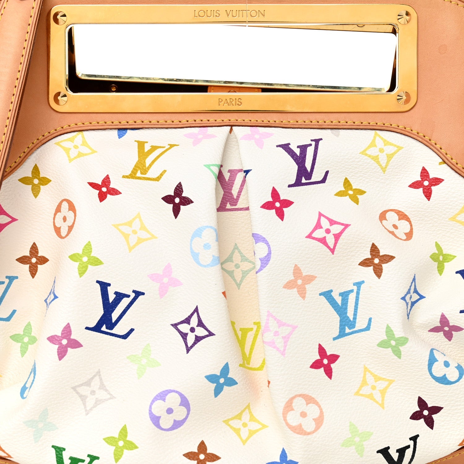 Monogram Multicolor Judy GM White