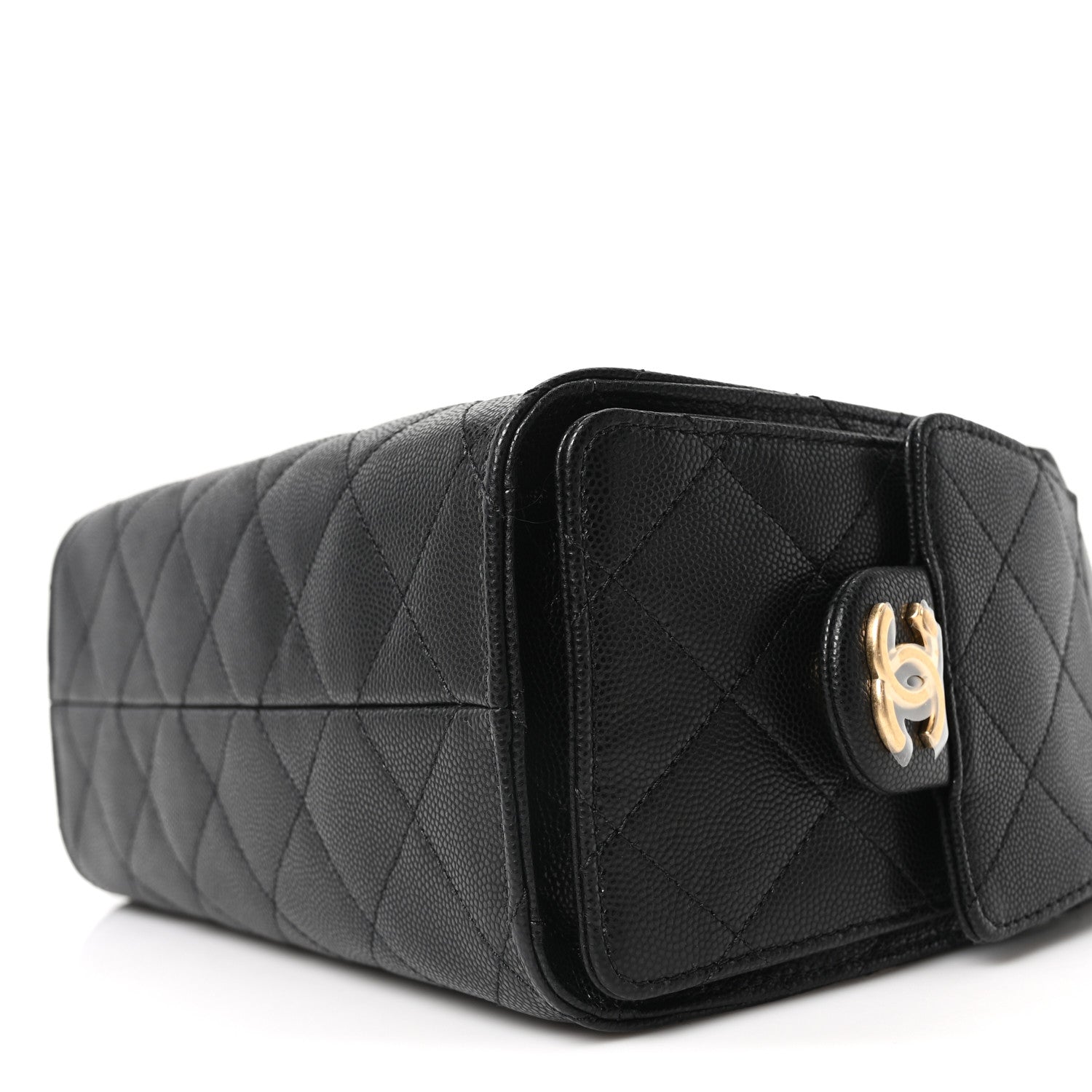 Caviar Quilted Mini Chanel 25 Handbag Black